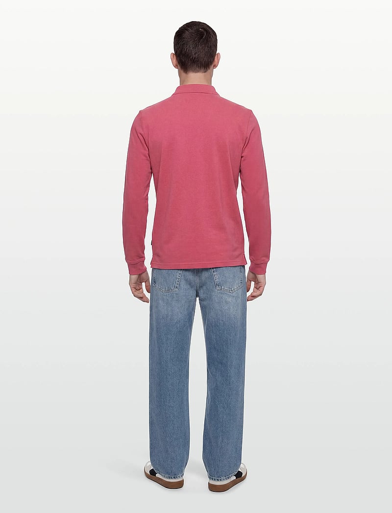 Morris - Camden LS Polo - langärmelig - pink - 4