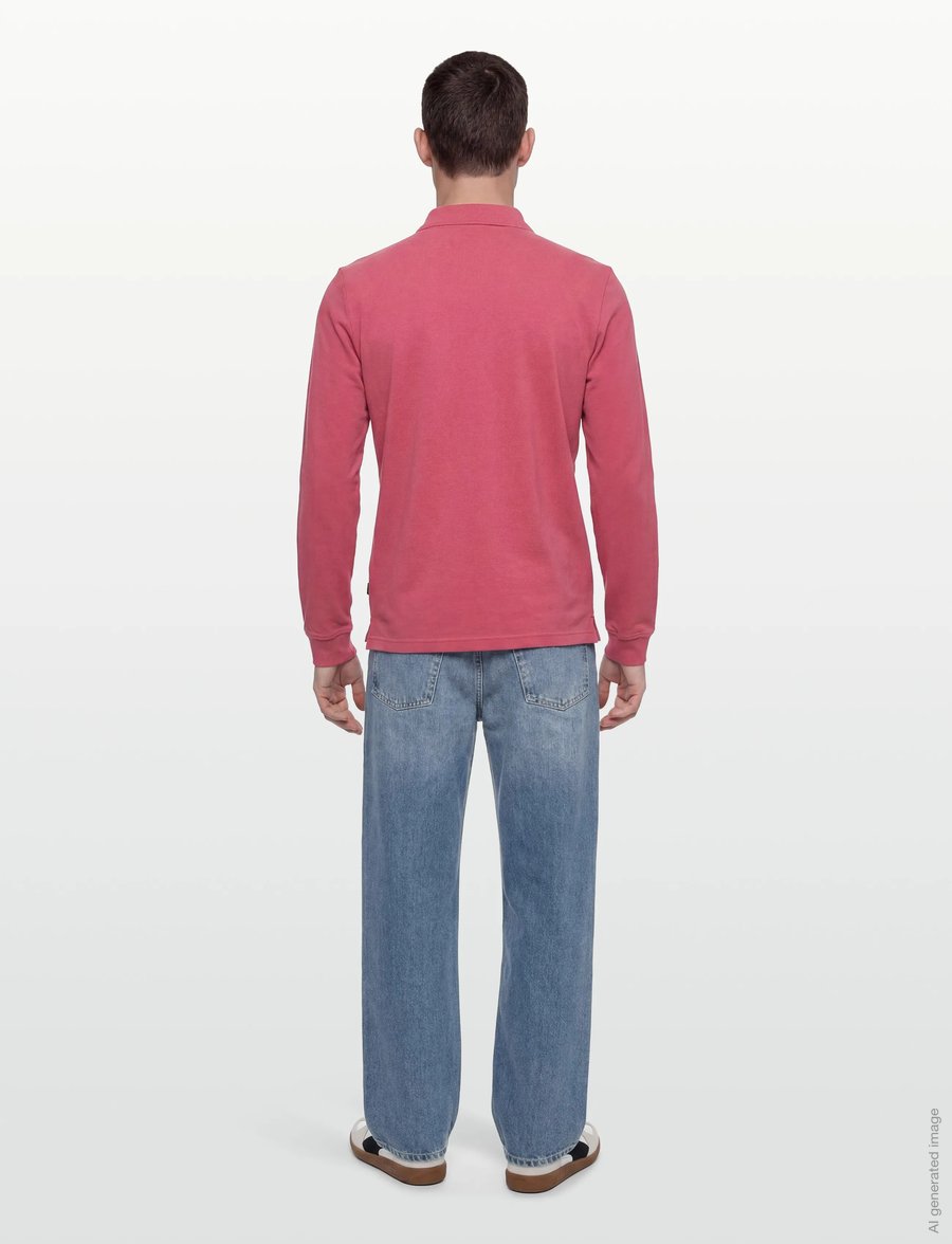 Morris - Camden LS Polo - langärmelig - pink - 4