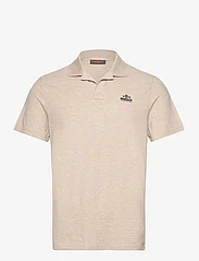Morris - Resort Piqué Shirt - kortermede - khaki - 0