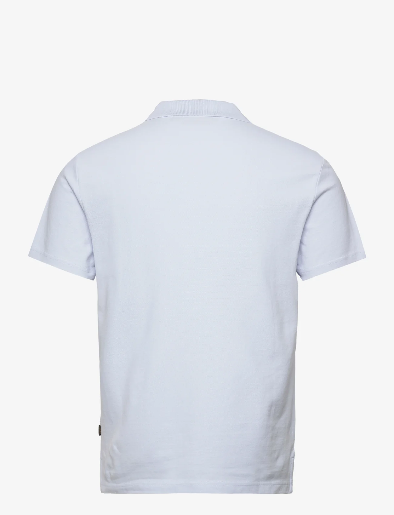 Morris - Resort Piqué Shirt - kurzärmelig - light blue - 1