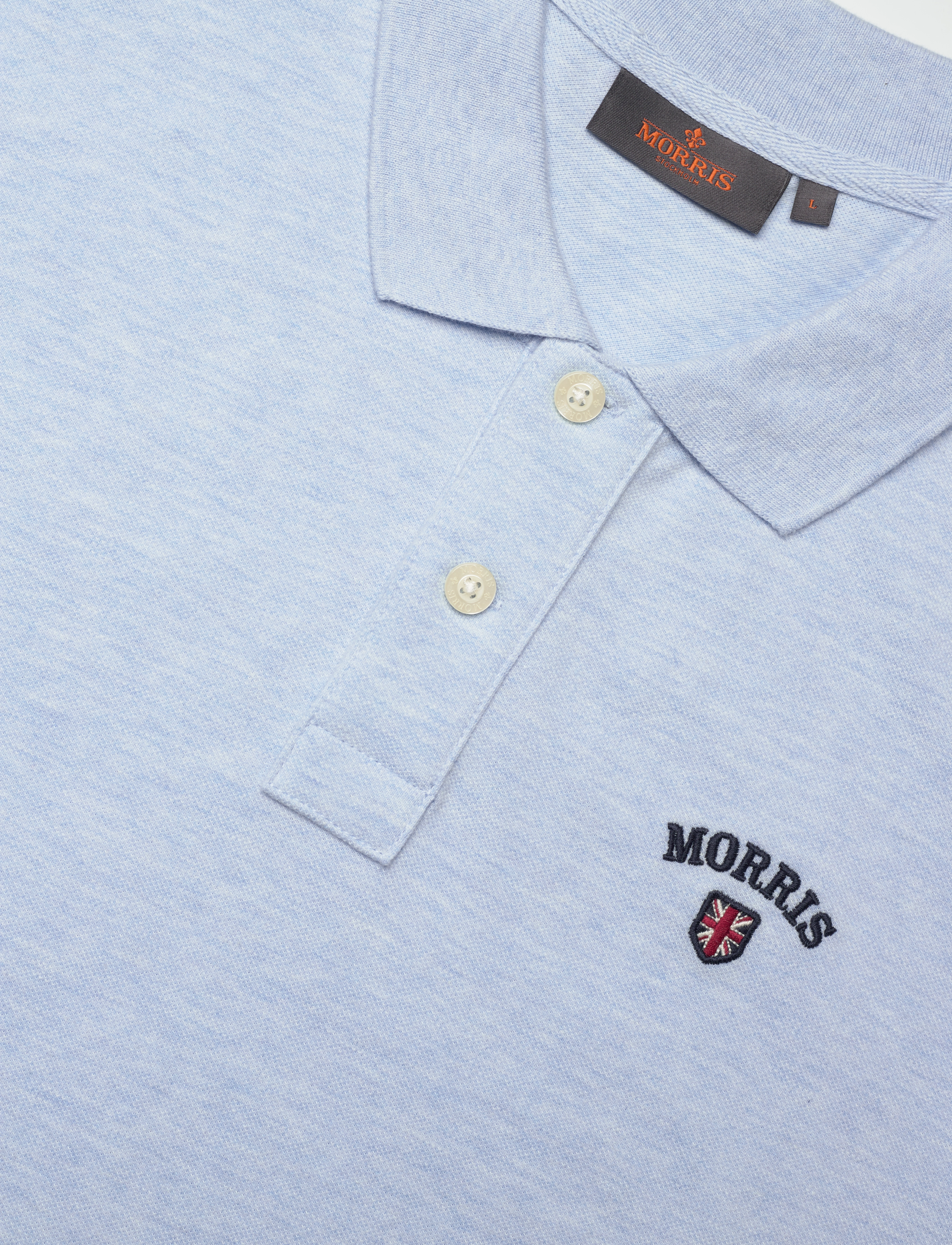 Morris - Morris Piqué Shirt - light blue - 2