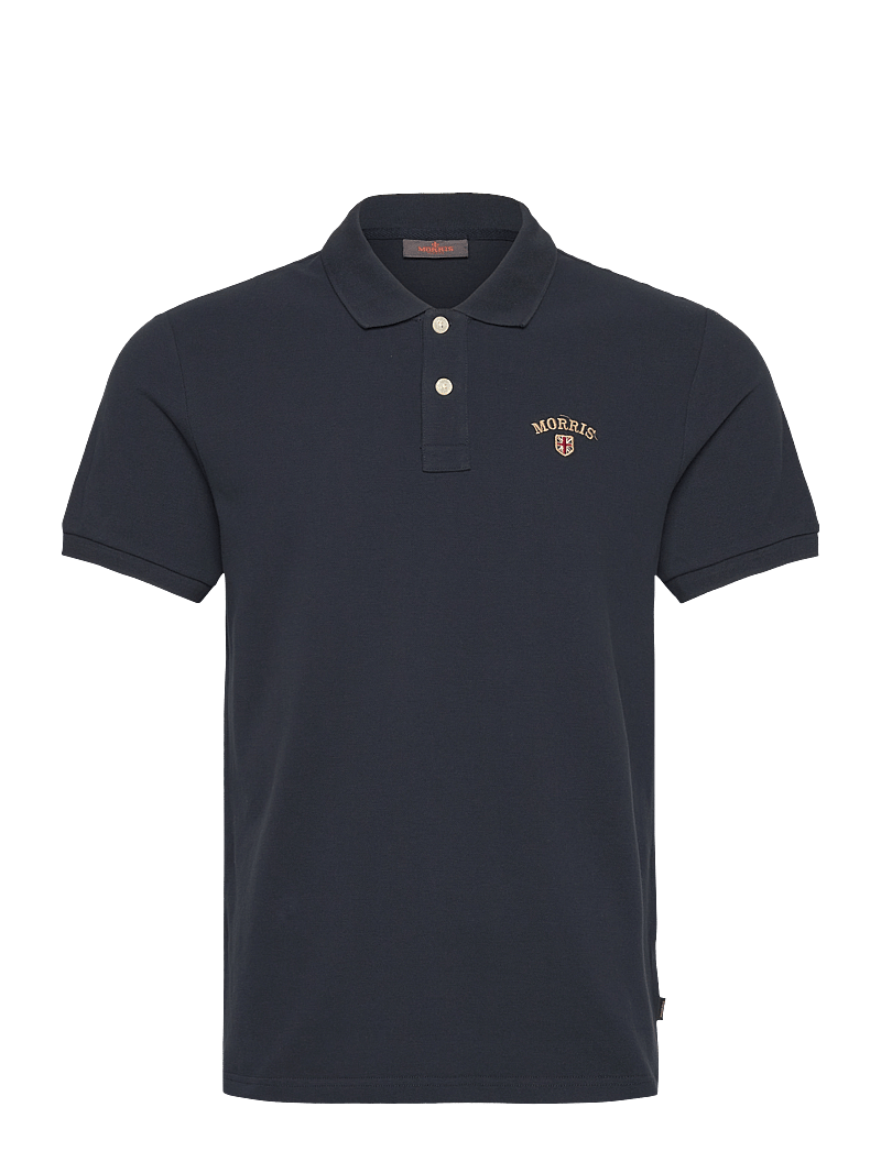 Morris - Morris Piqué Shirt - kortærmede poloer - old blue - 0
