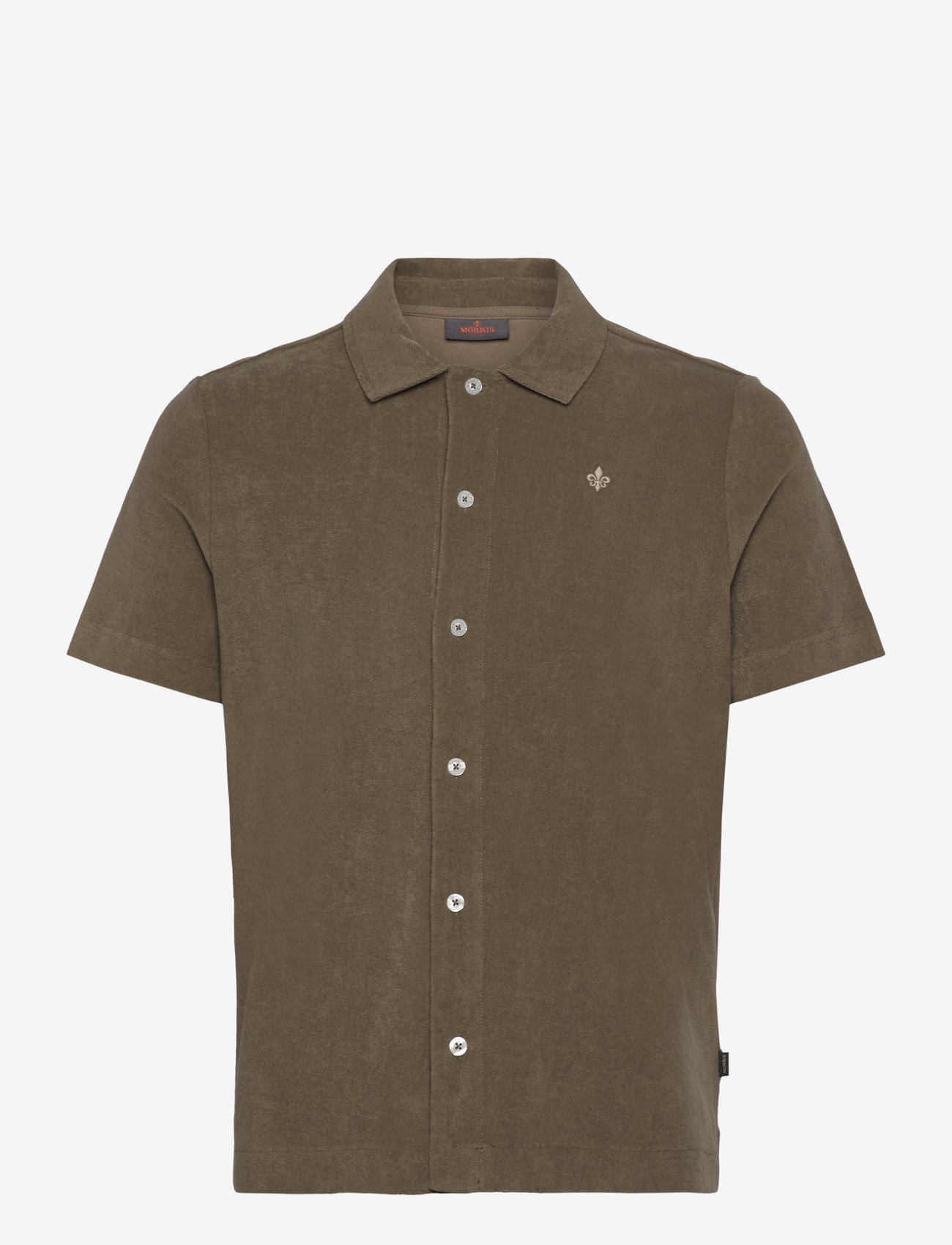 Morris - Lily Terry Shirt - chemises basiques - olive - 0