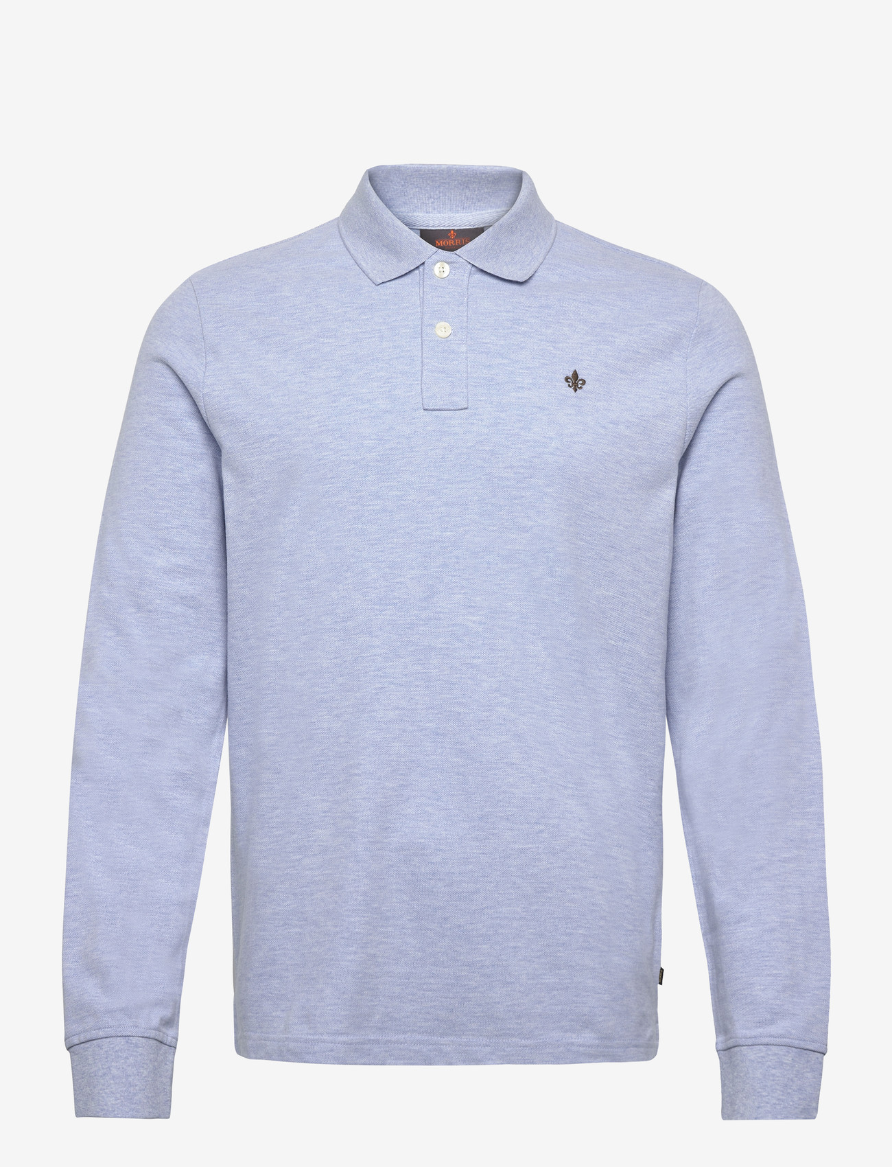Morris - Camden LS Polo Shirt - langærmede poloer - blue - 1