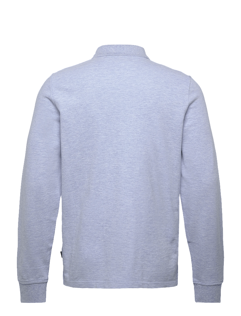 Morris - Camden LS Polo Shirt - langærmede poloer - blue - 2
