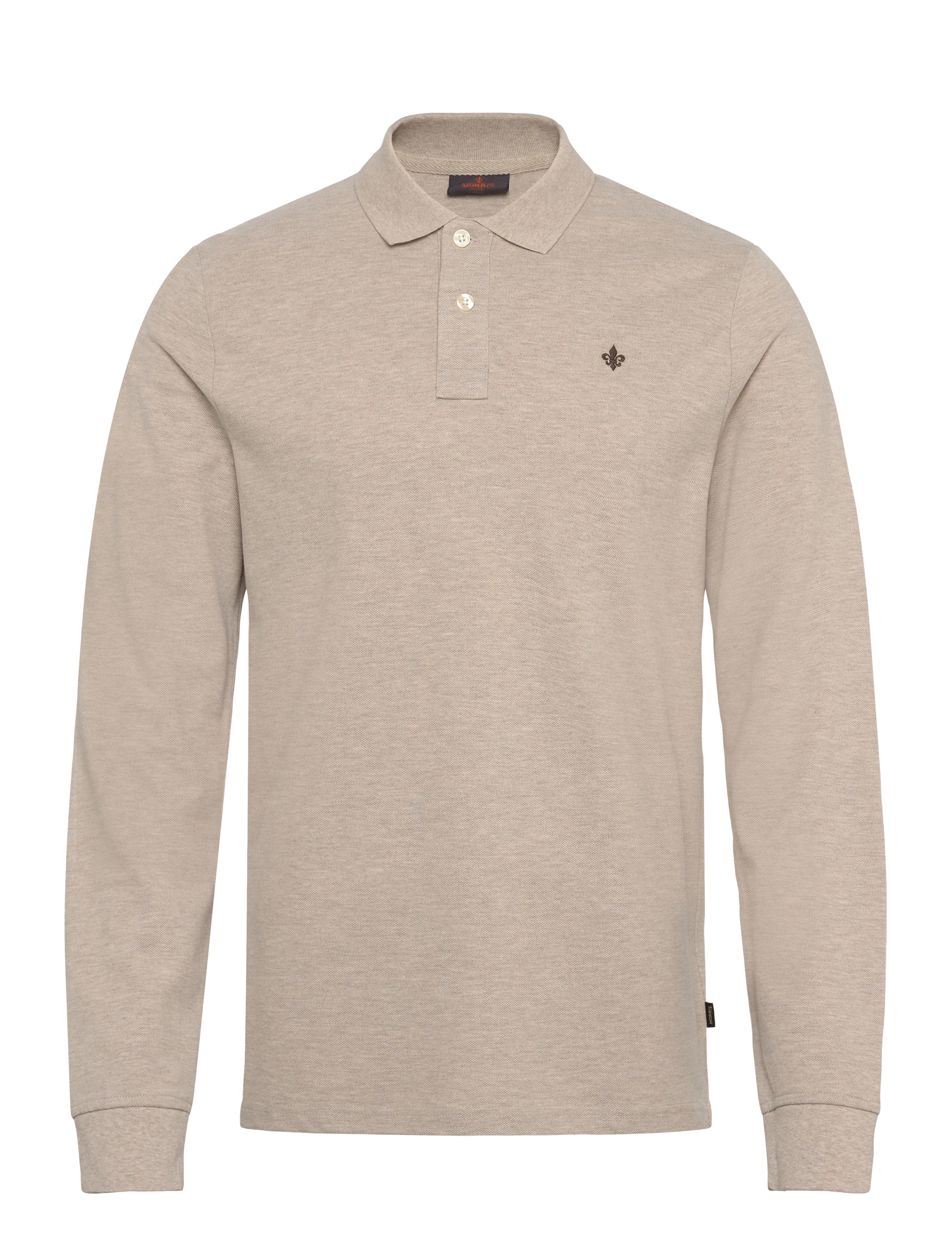 Morris Camden LS Polo Shirt - Kläder - KHAKI / beige