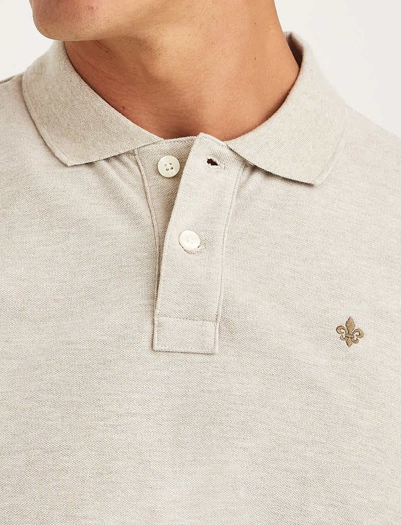 Morris - Camden LS Polo Shirt - langärmelig - khaki - 5