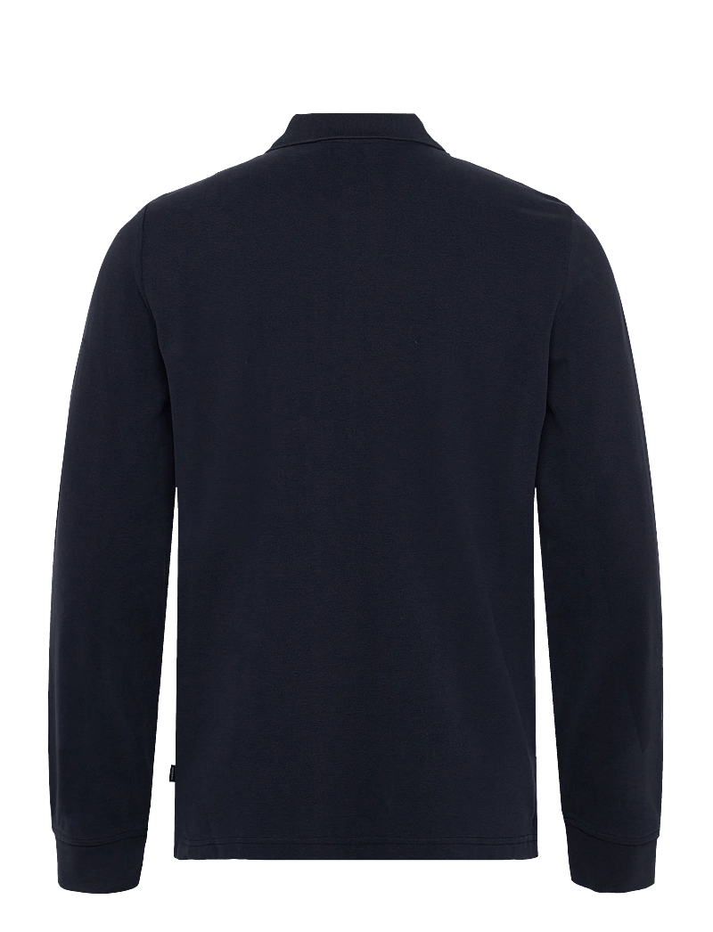 Morris - Camden LS Polo Shirt - langærmede poloer - old blue - 2