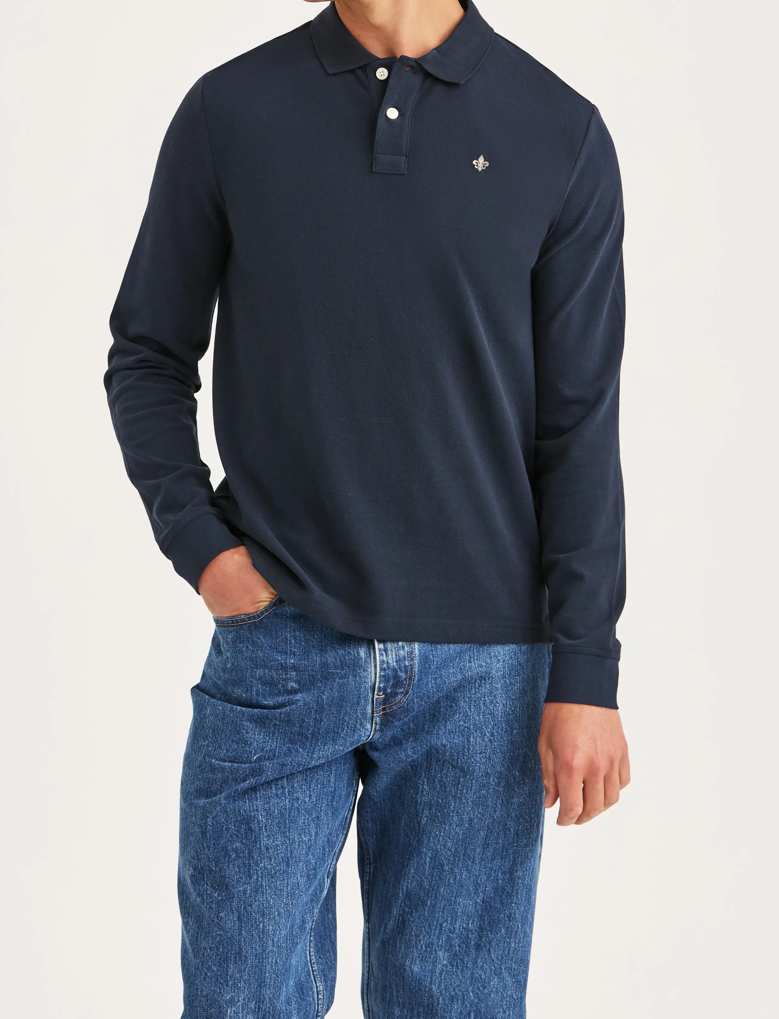 Morris Camden LS Polo Shirt - Pikéer - OLD BLUE / navy