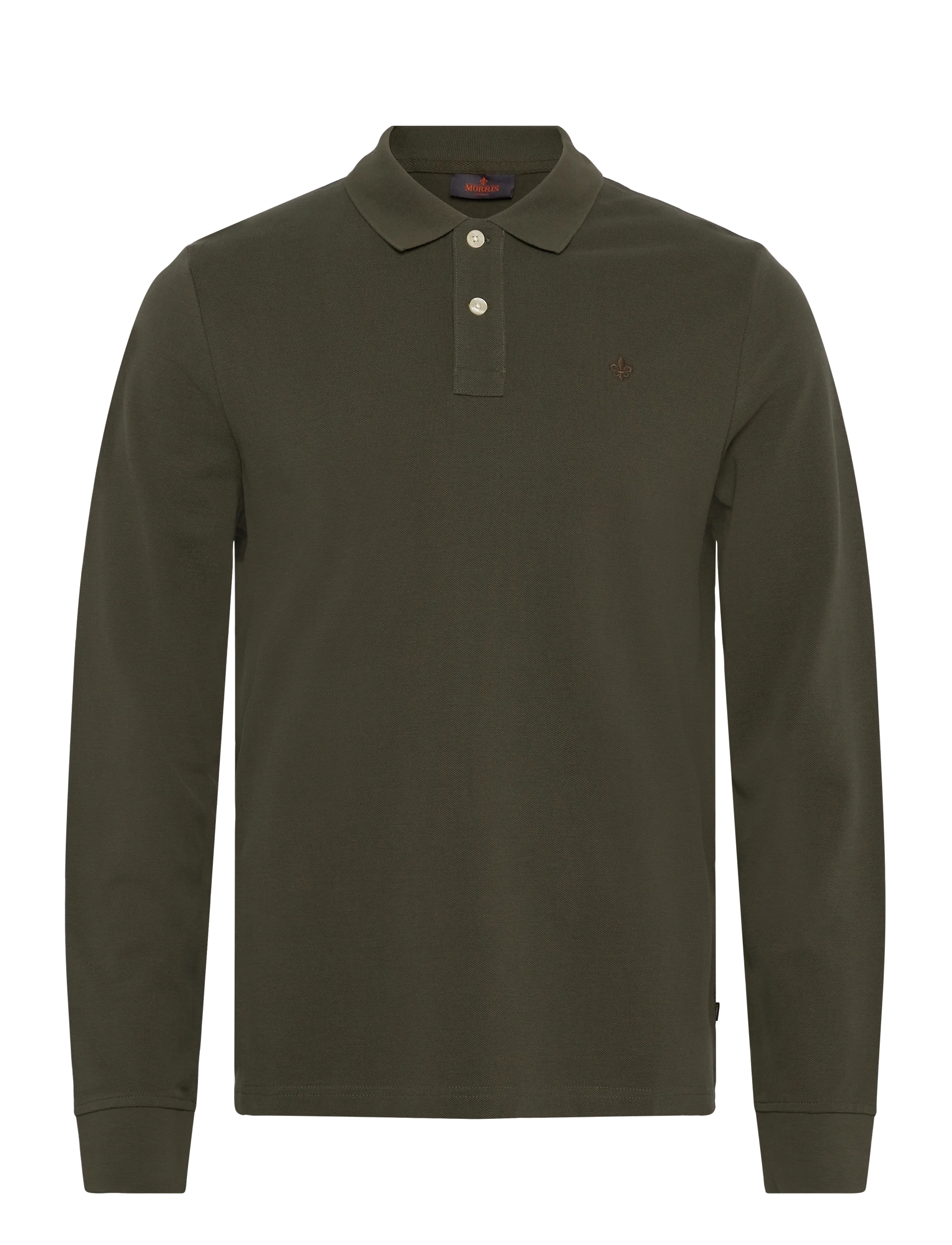 Morris Camden LS Polo Shirt - Langærmede poloer - OLIVE / khaki/green