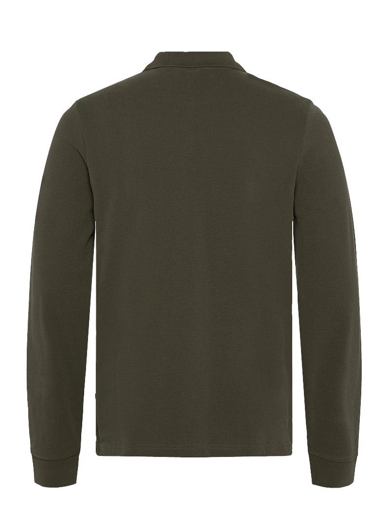 Morris - Camden LS Polo Shirt - langärmelig - olive - 2