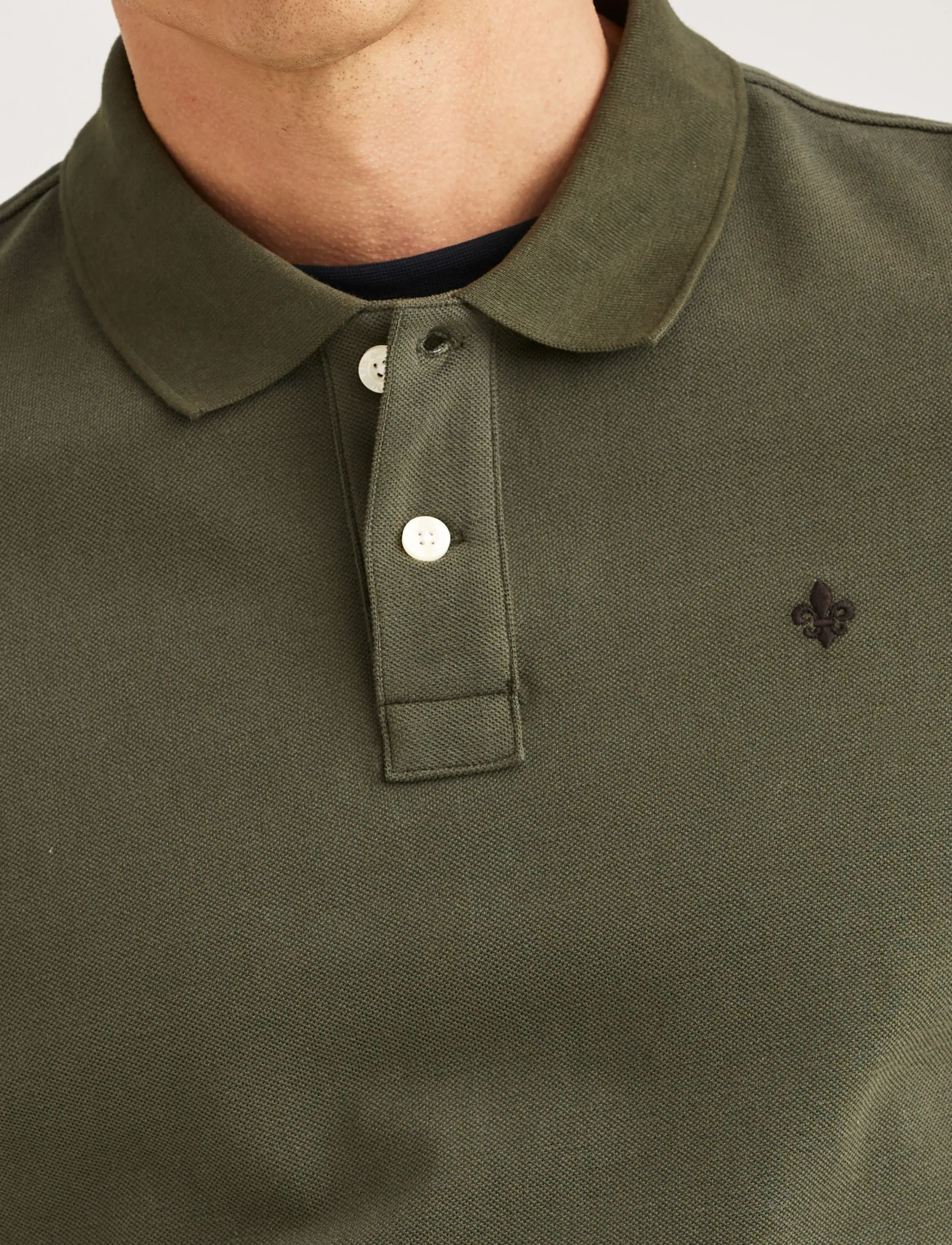 Morris - Camden LS Polo Shirt - olive - 5
