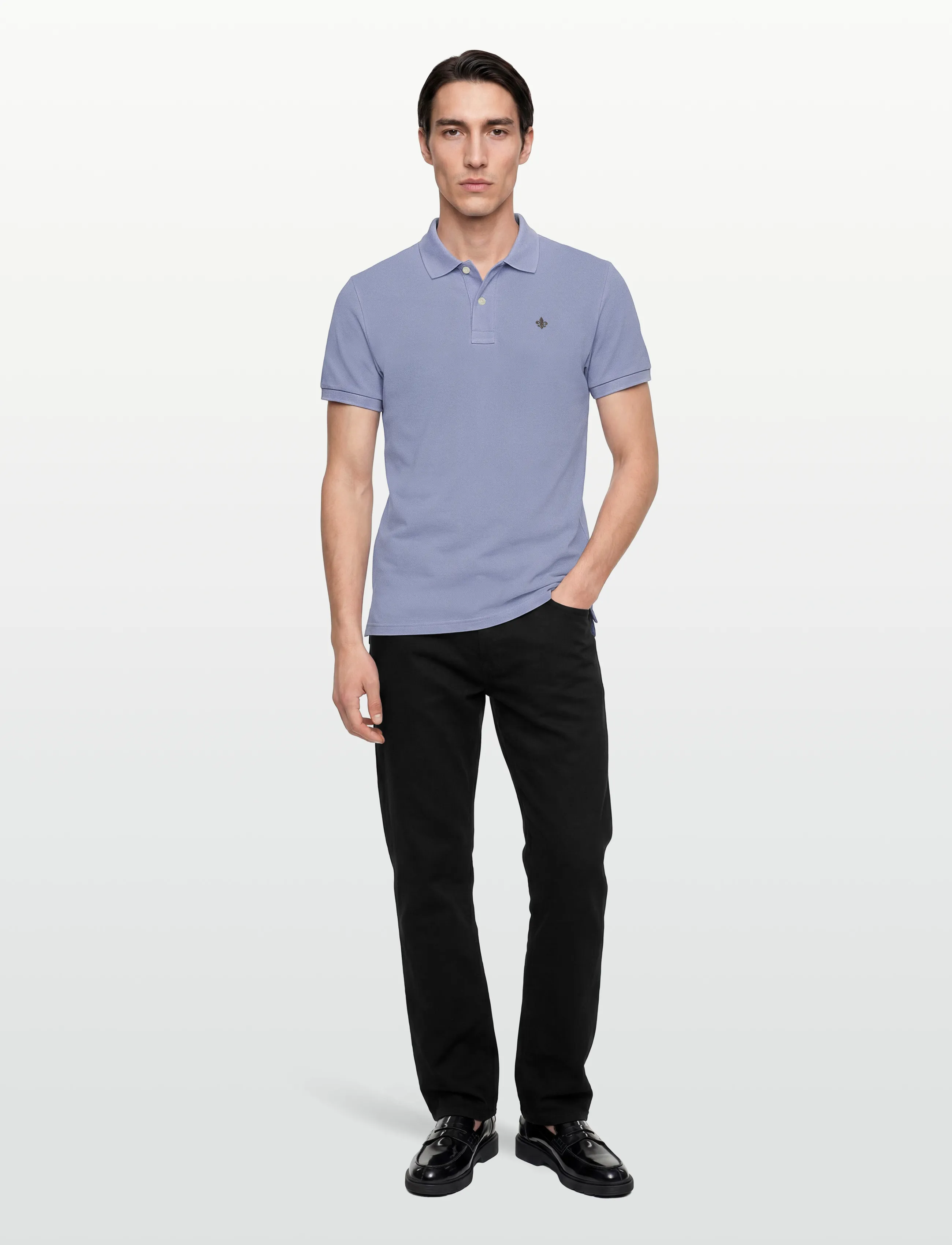 Morris New Piqué - Polo Shirts - BLUE / blue