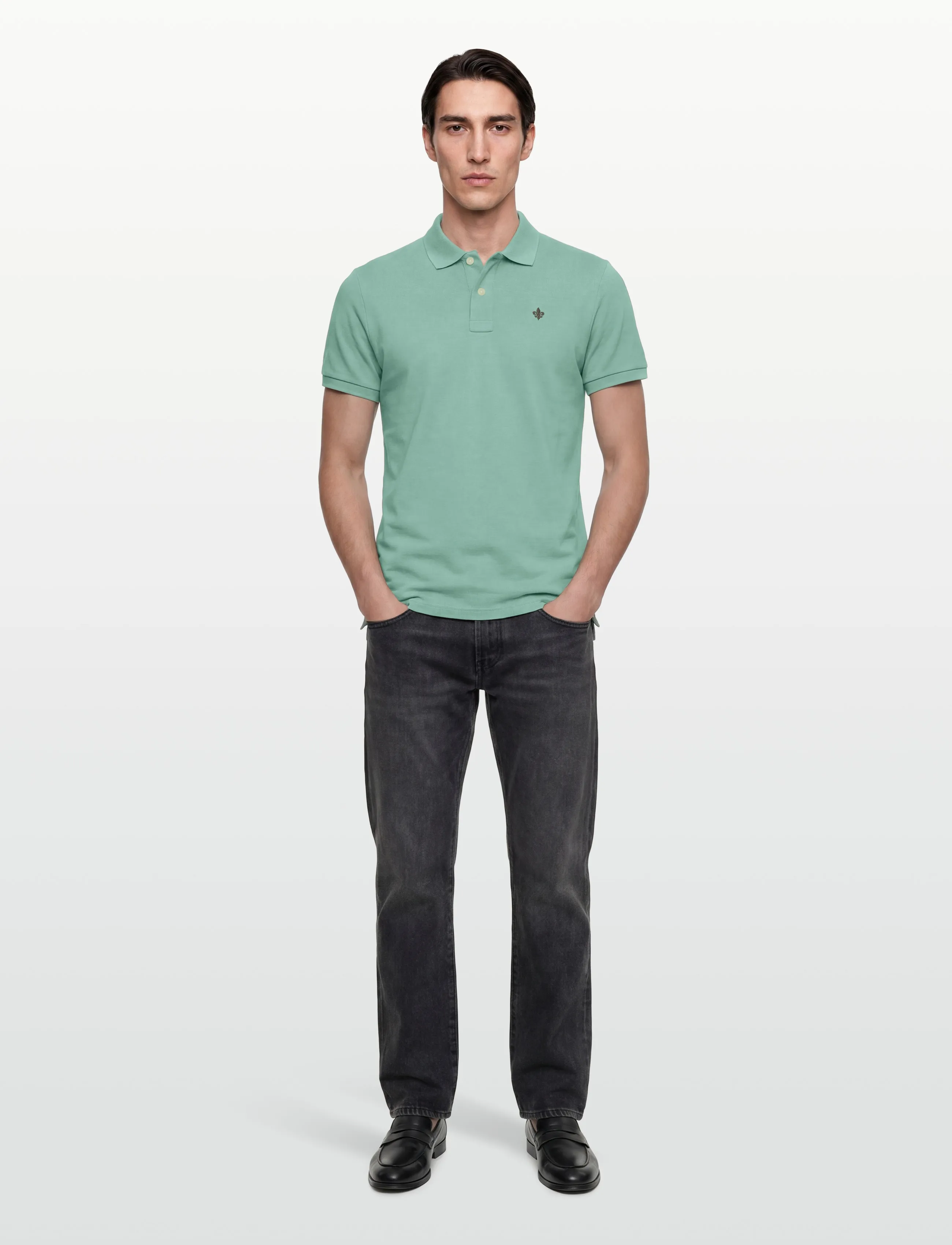 Morris New Piqué, XS, Green, Poloer > Kortærmede, Herre