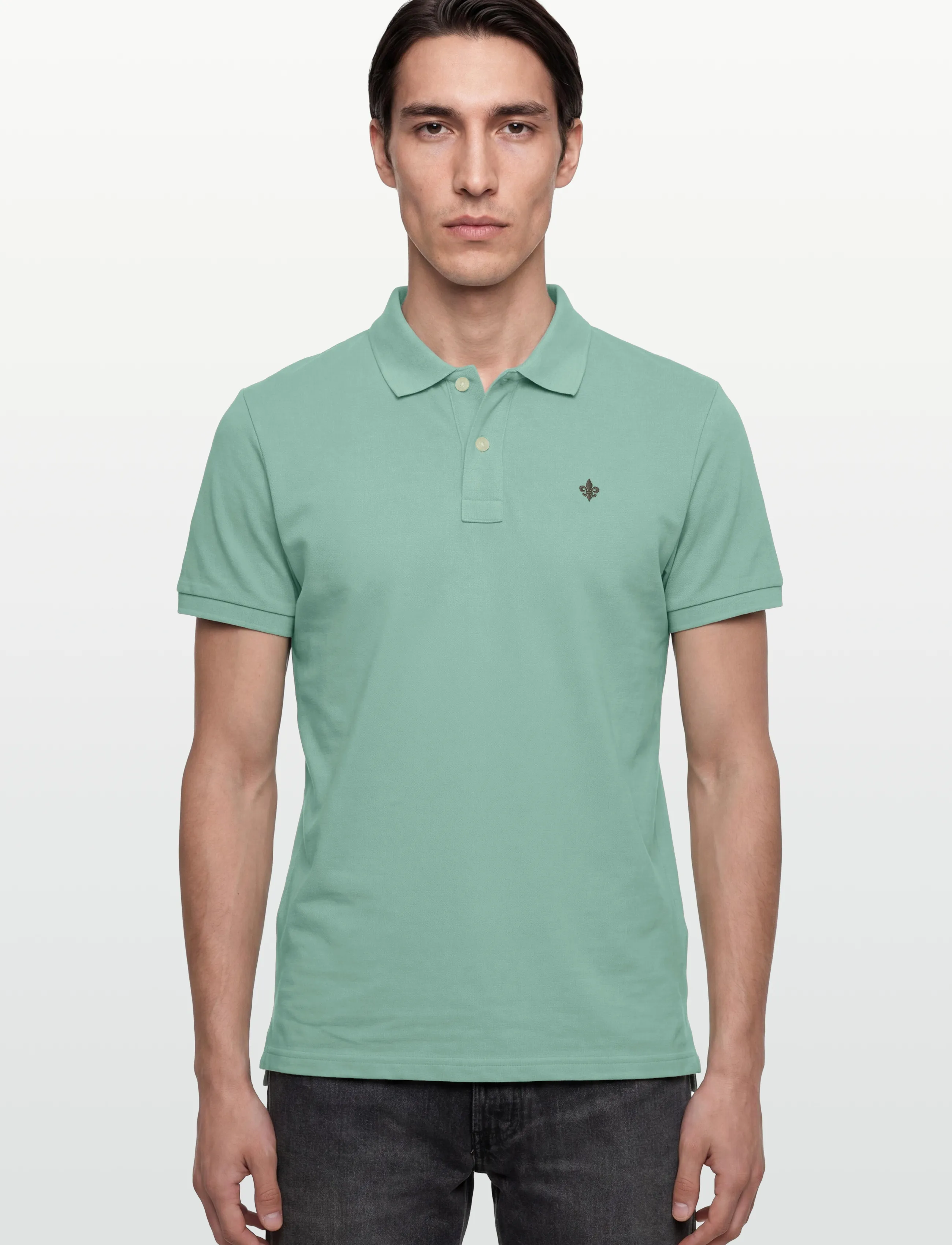 Morris - New Piqué - kurzärmelig - green - 3