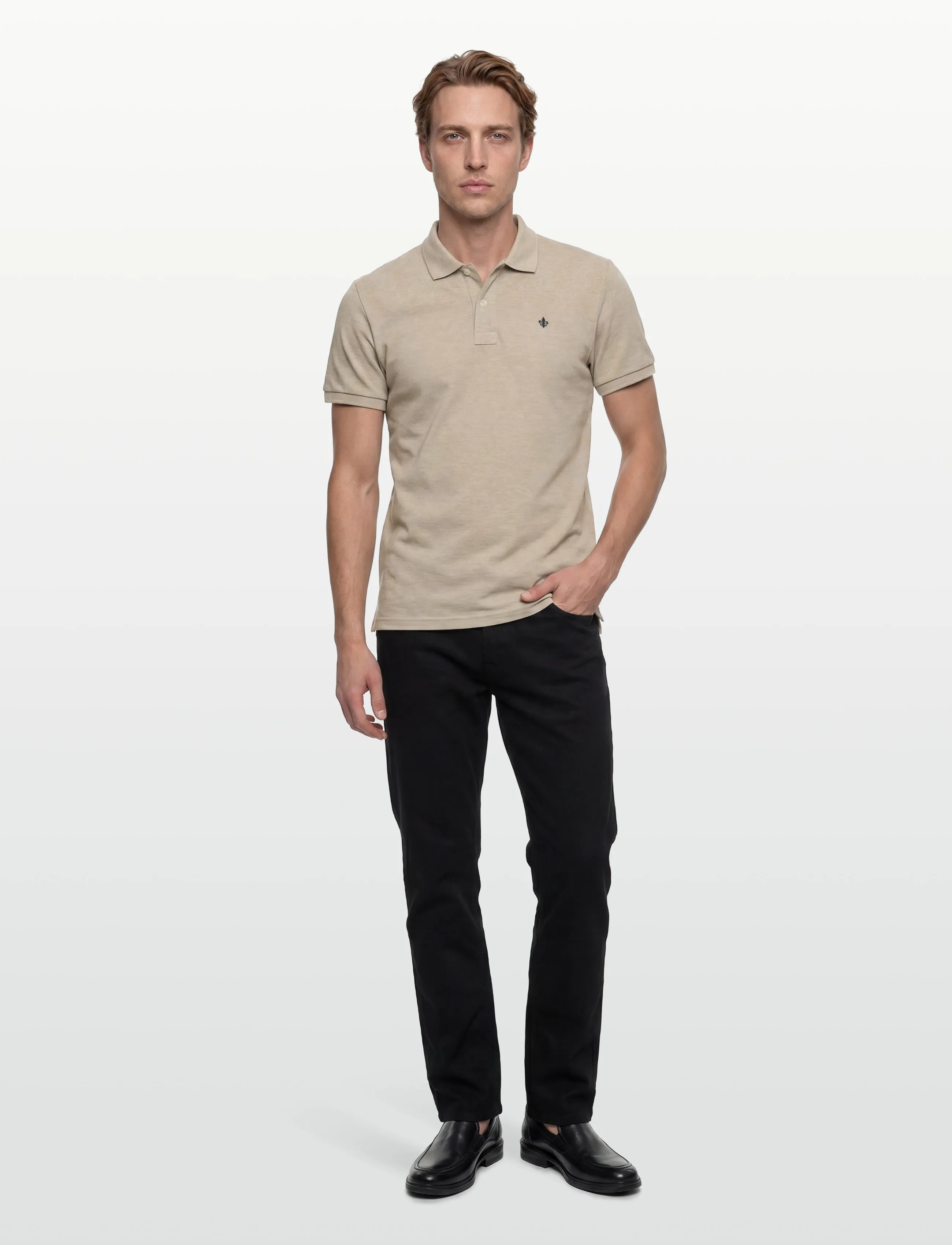 Morris New Piqué, XXL, Beige, Poloer > Kortærmede, Herre