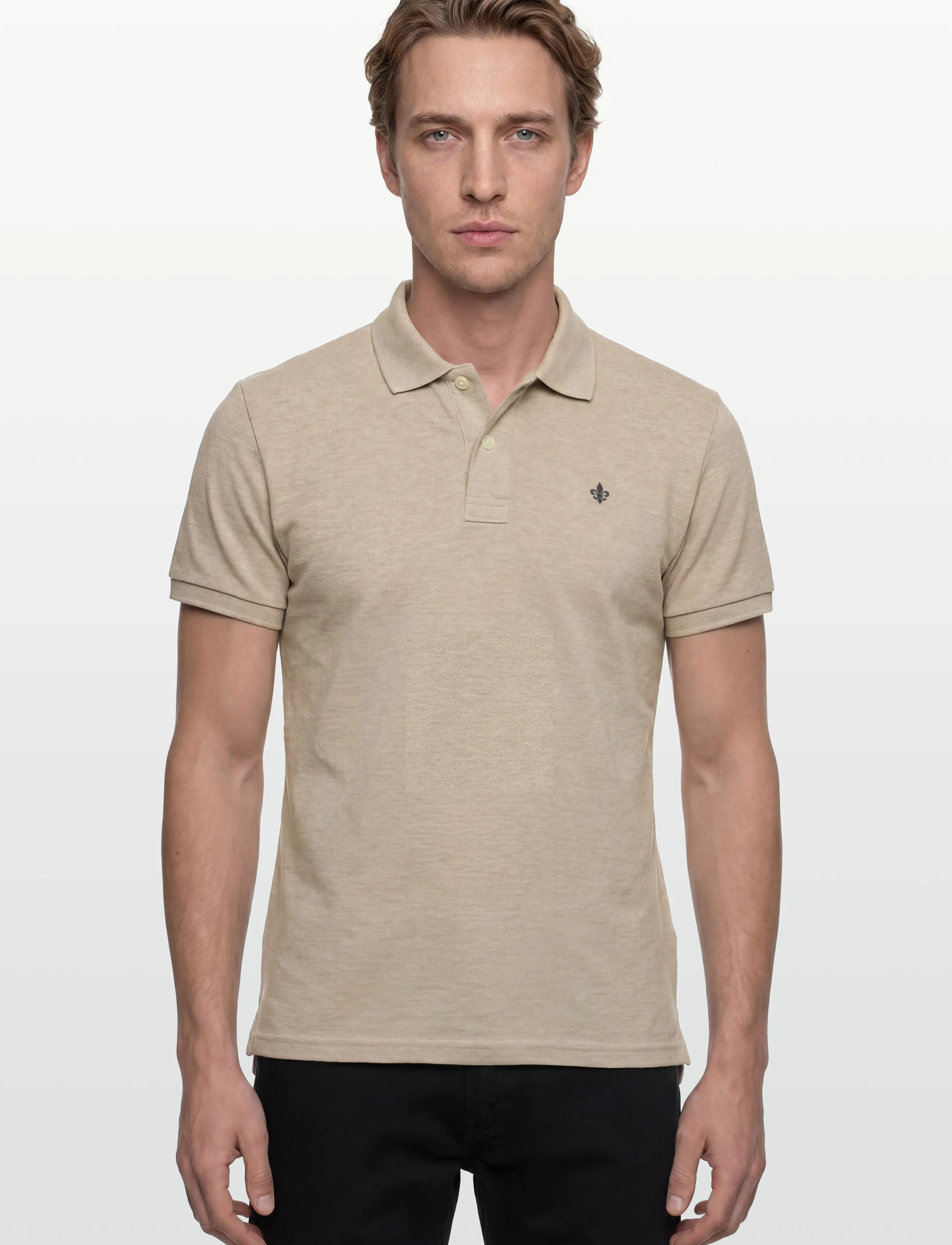Morris - New Piqué - kurzärmelig - khaki - 3