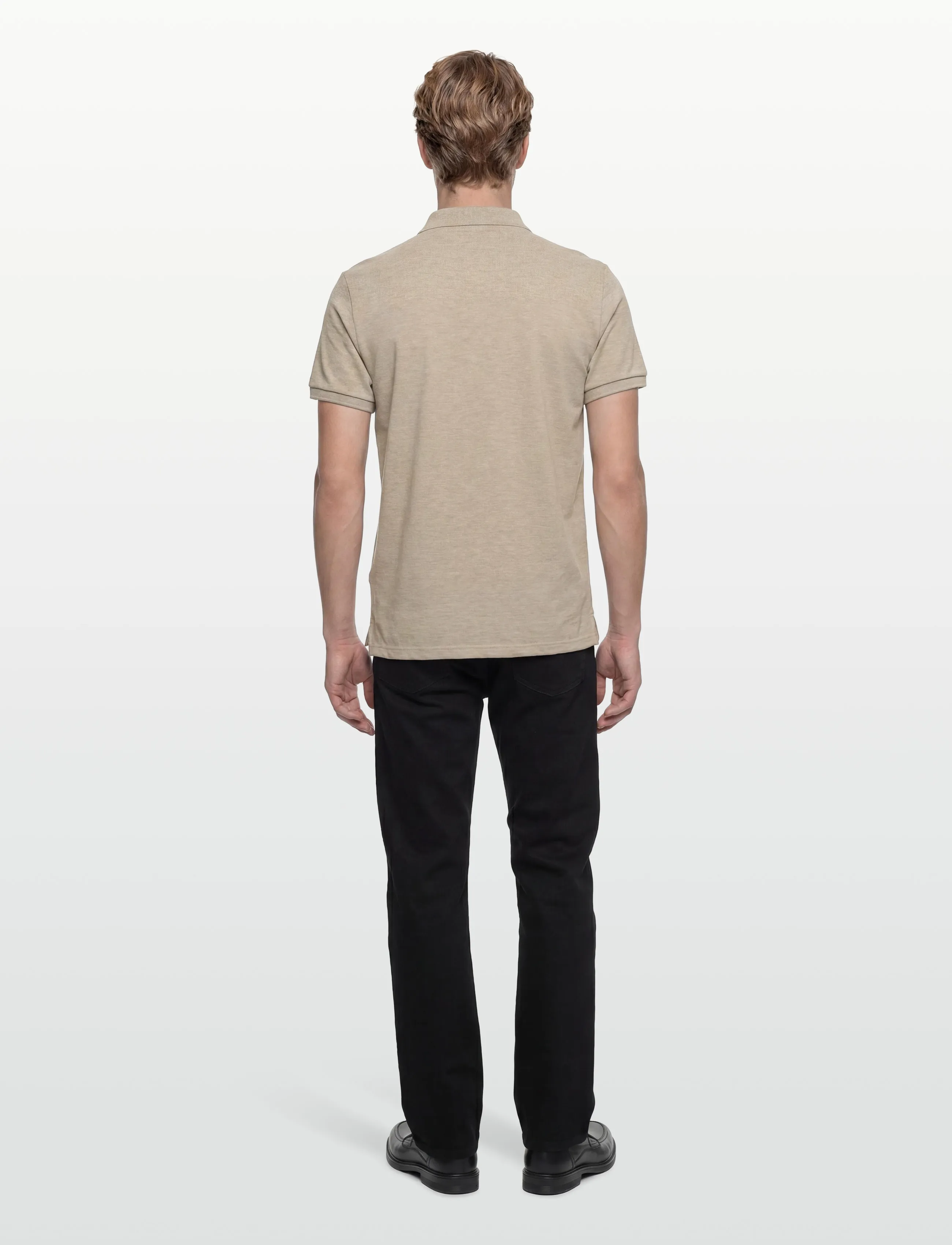 Morris - New Piqué - kurzärmelig - khaki - 4