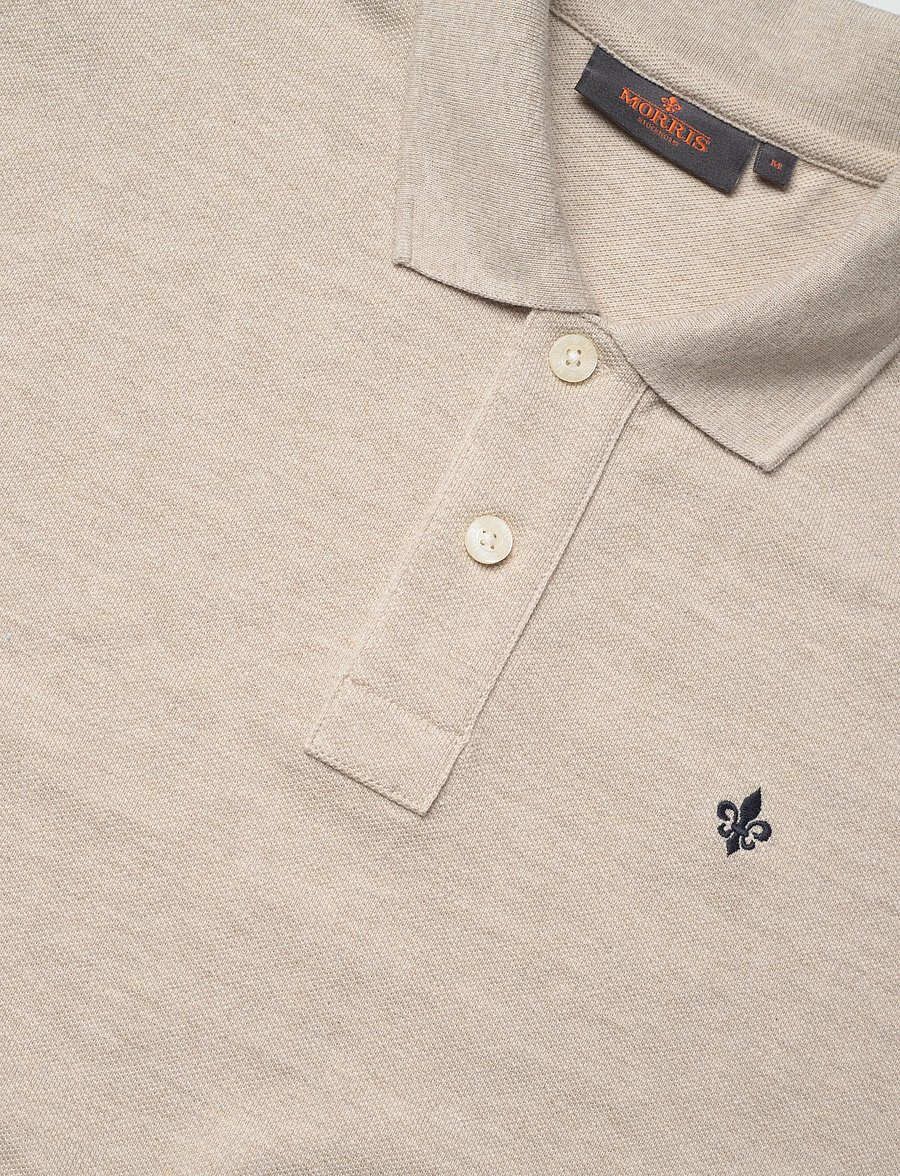 Morris - New Piqué - kortærmede poloer - khaki - 5