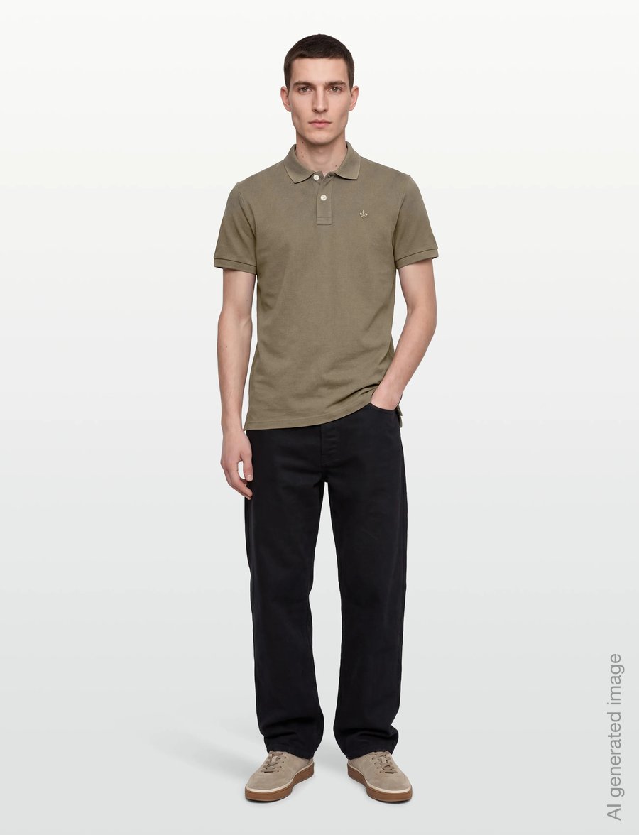 Morris - New Piqué - kortærmede poloer - olive - 0