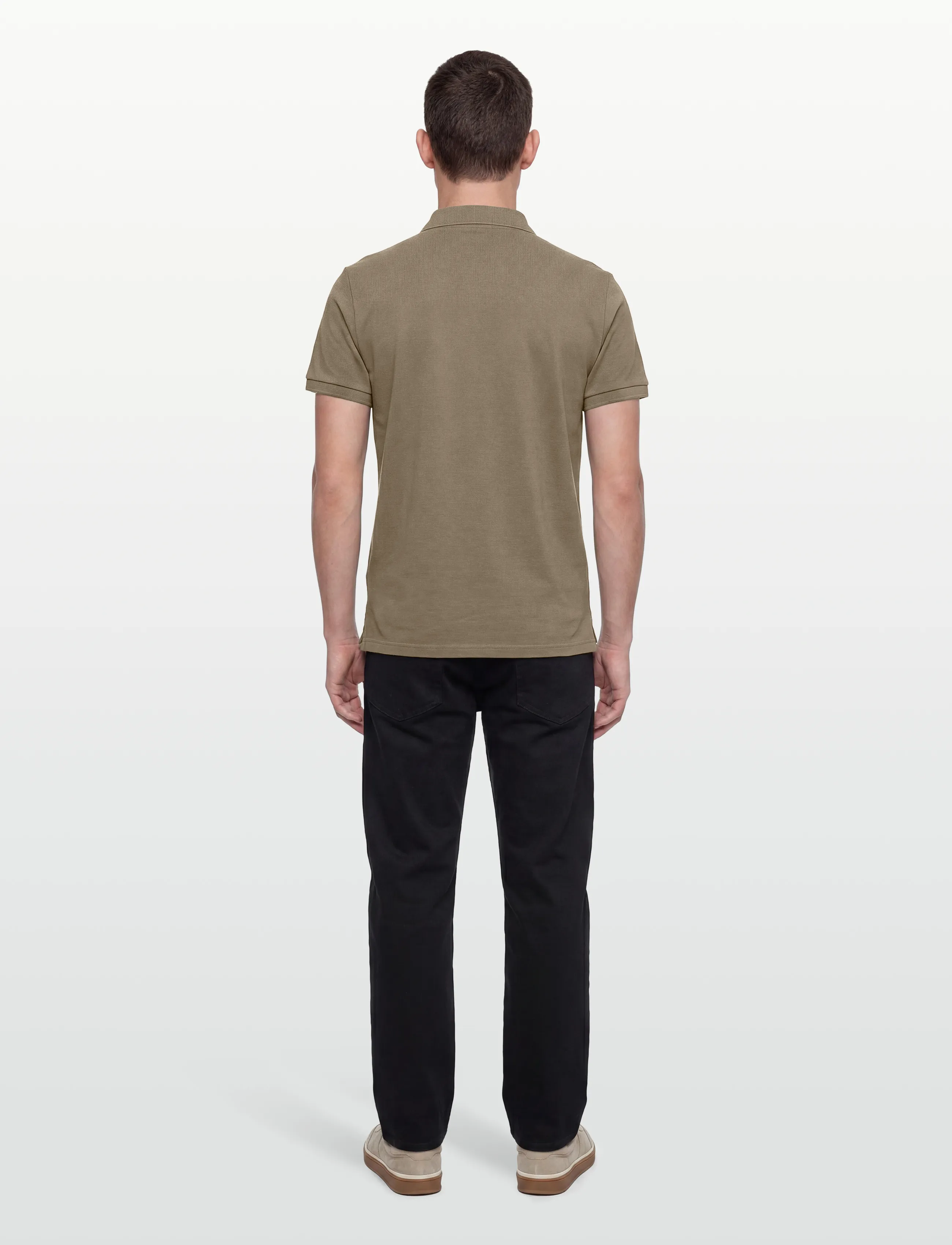 Morris - New Piqué - lühikeste varrukatega polod - olive - 4