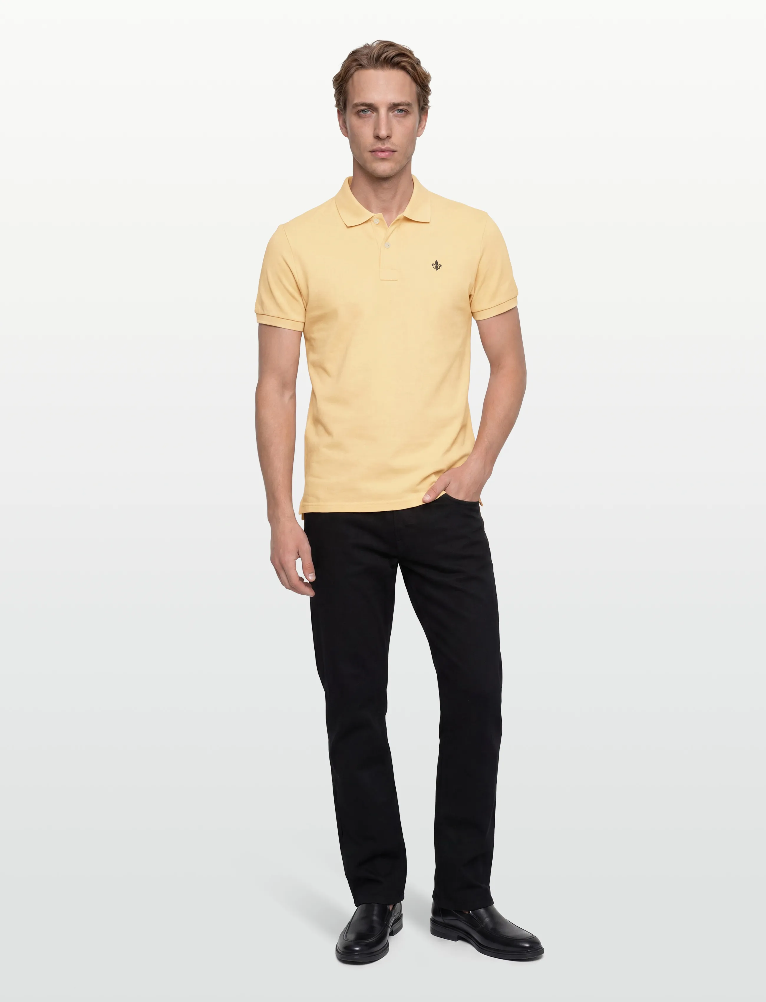 Morris New Piqué, S, Polos, Orange - Short-sleeved, Männerswear