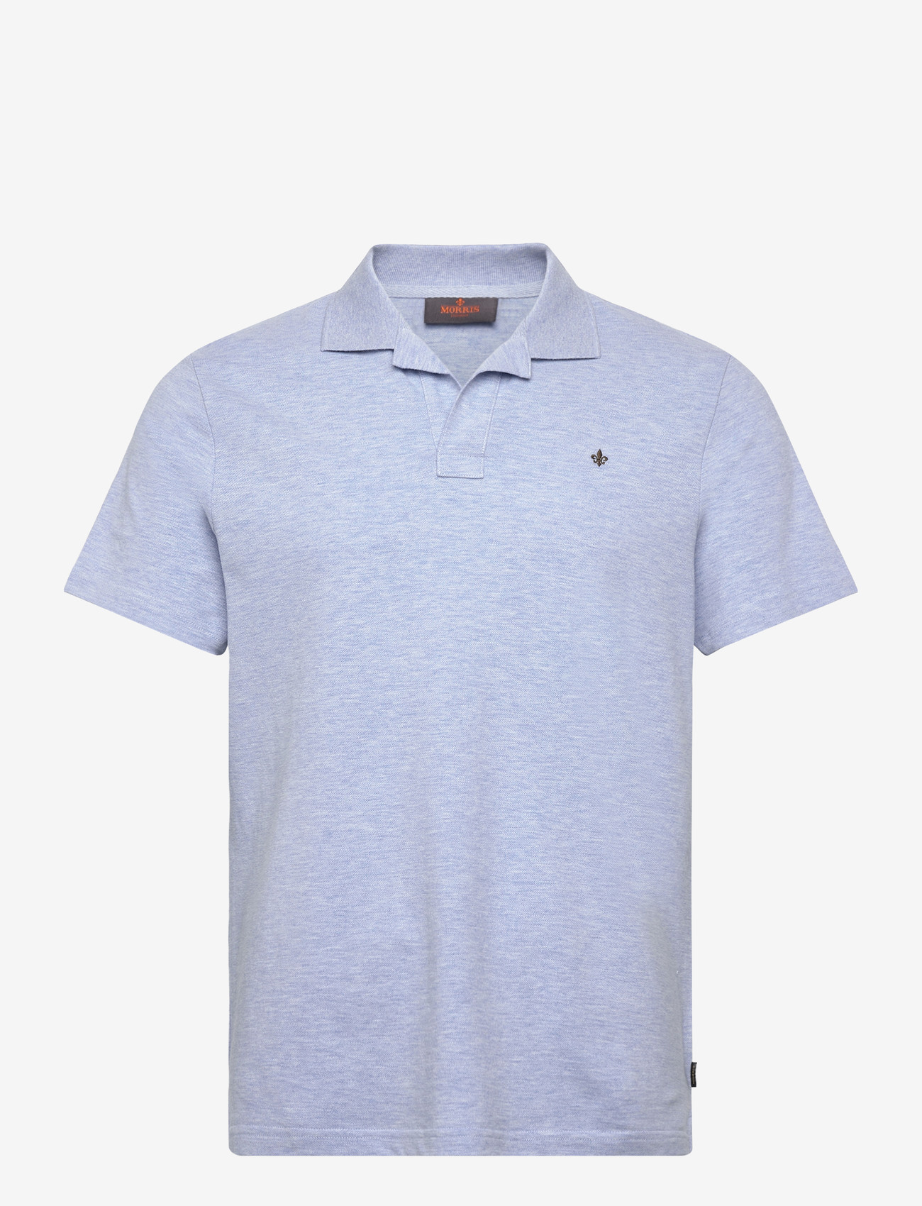 Morris - Dylan Piqué Shirt - kurzärmelig - blue - 1