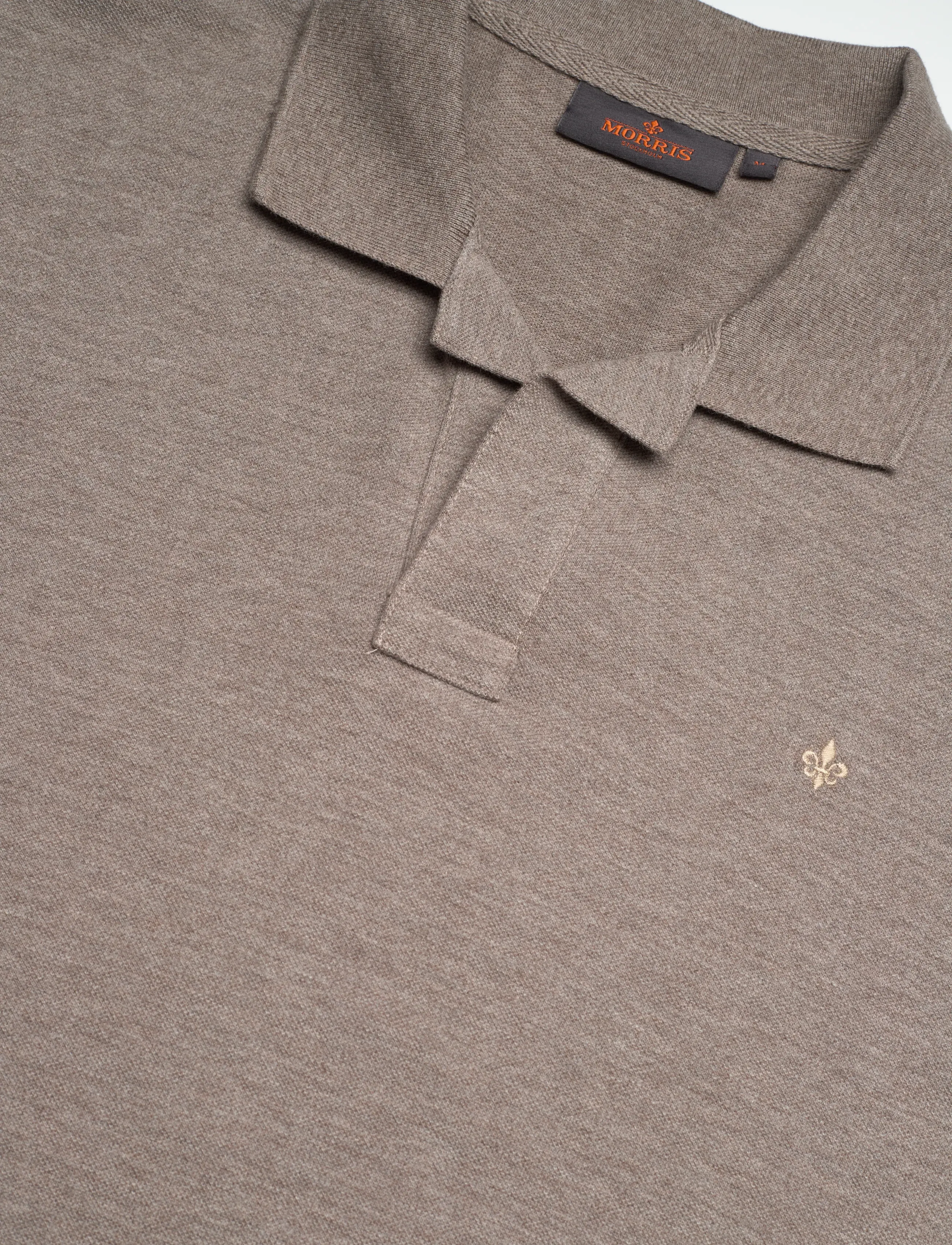 Morris - Dylan Piqué Shirt - short-sleeved polos - brown - 5