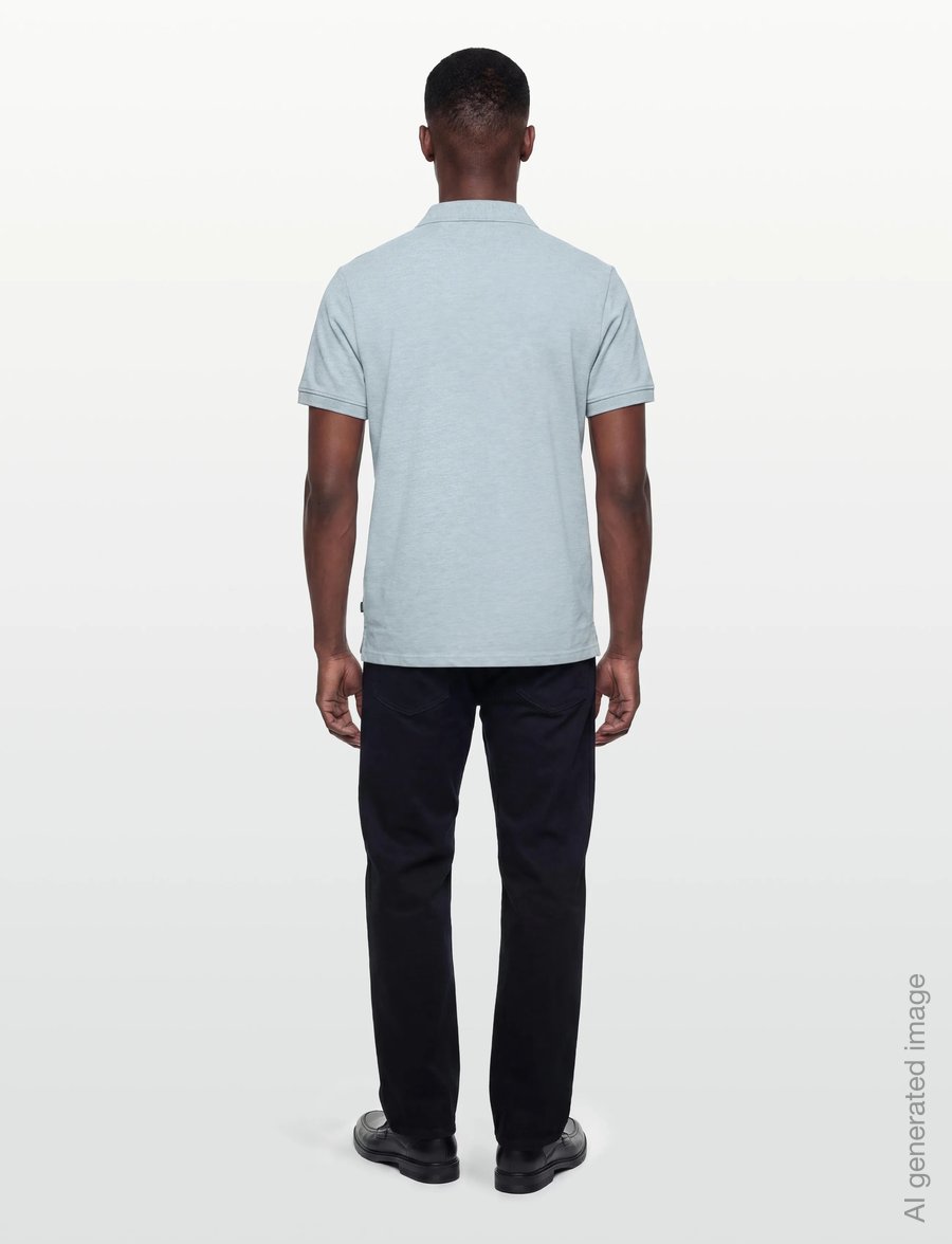 Morris - Dylan Piqué Shirt - kurzärmelig - green - 4