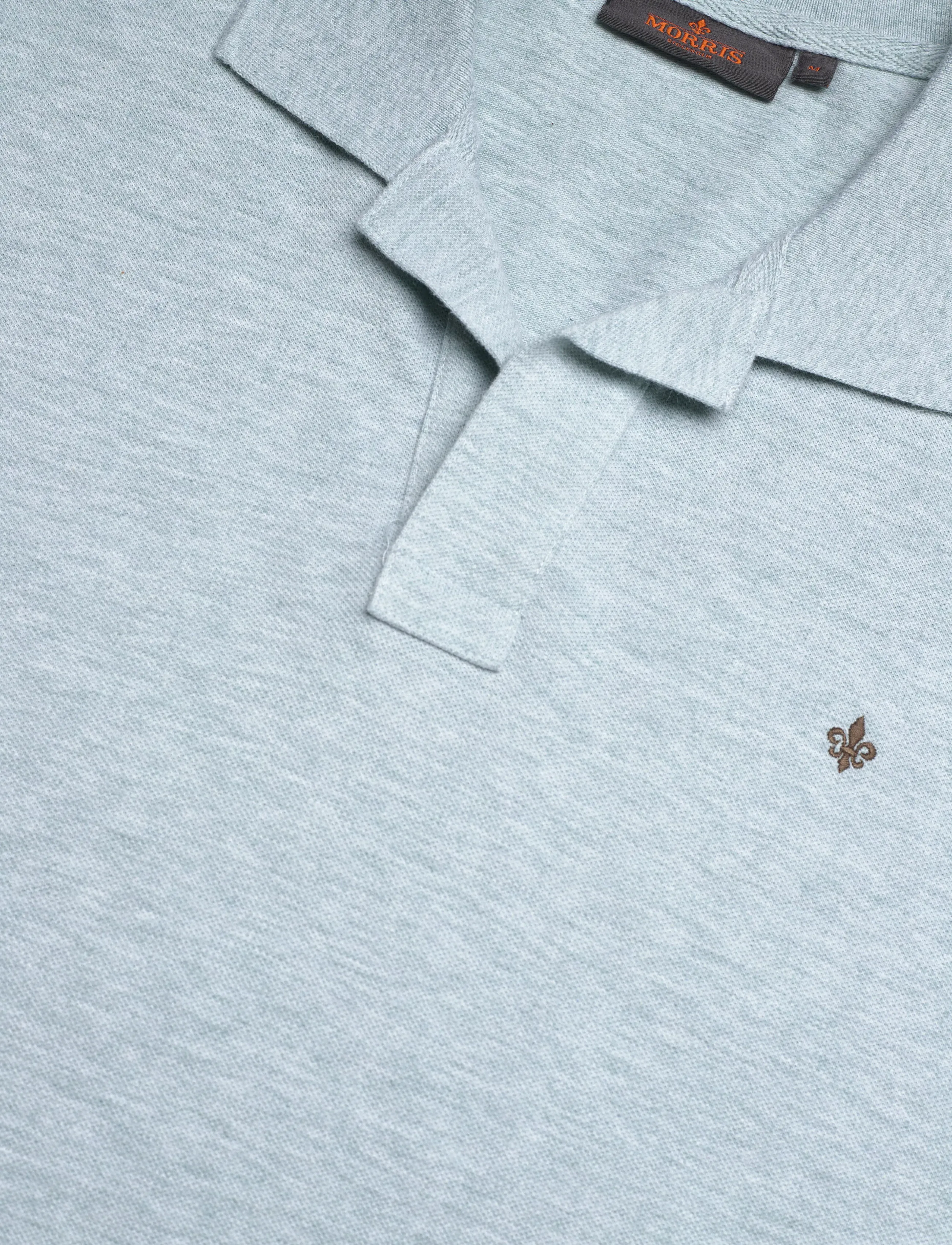 Morris - Dylan Piqué Shirt - short-sleeved polos - green - 5