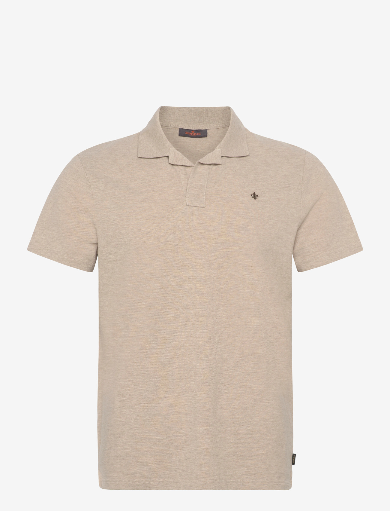 Morris - Dylan Piqué Shirt - kortærmede poloer - khaki - 0