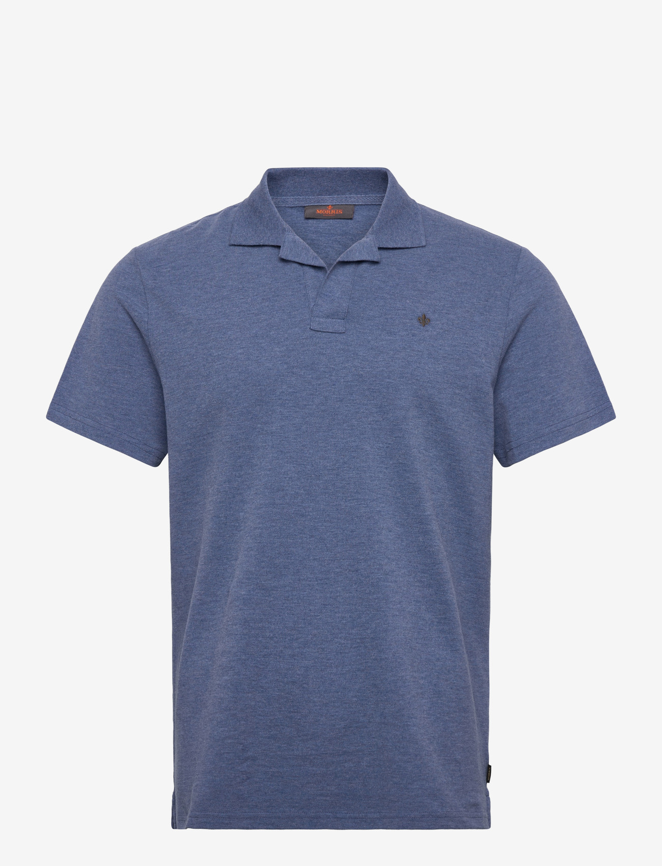 Morris - Dylan Piqué Shirt - kurzärmelig - middel blue - 1