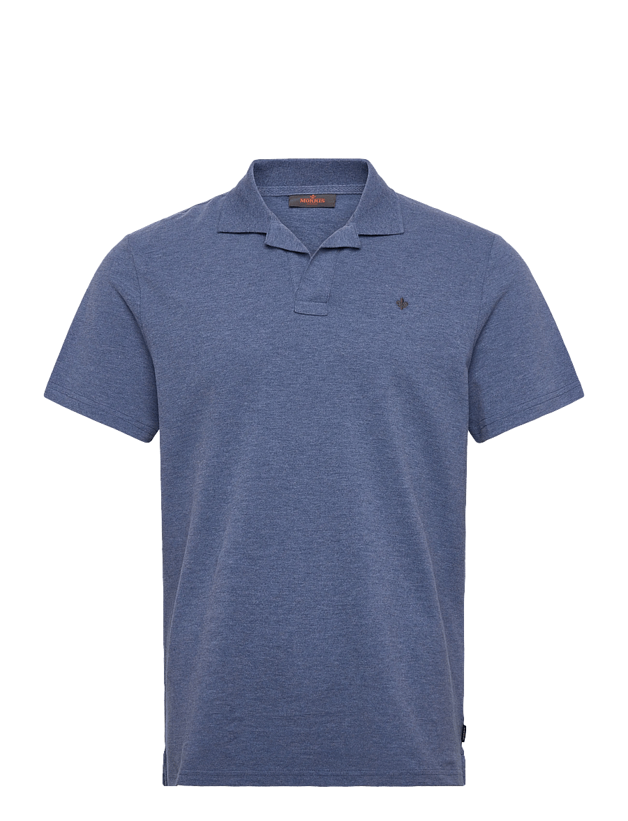 Morris - Dylan Piqué Shirt - kortärmade pikéer - middel blue - 1