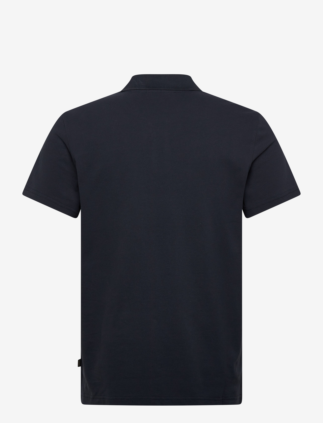 Morris - Dylan Piqué Shirt - short-sleeved polos - old blue - 1