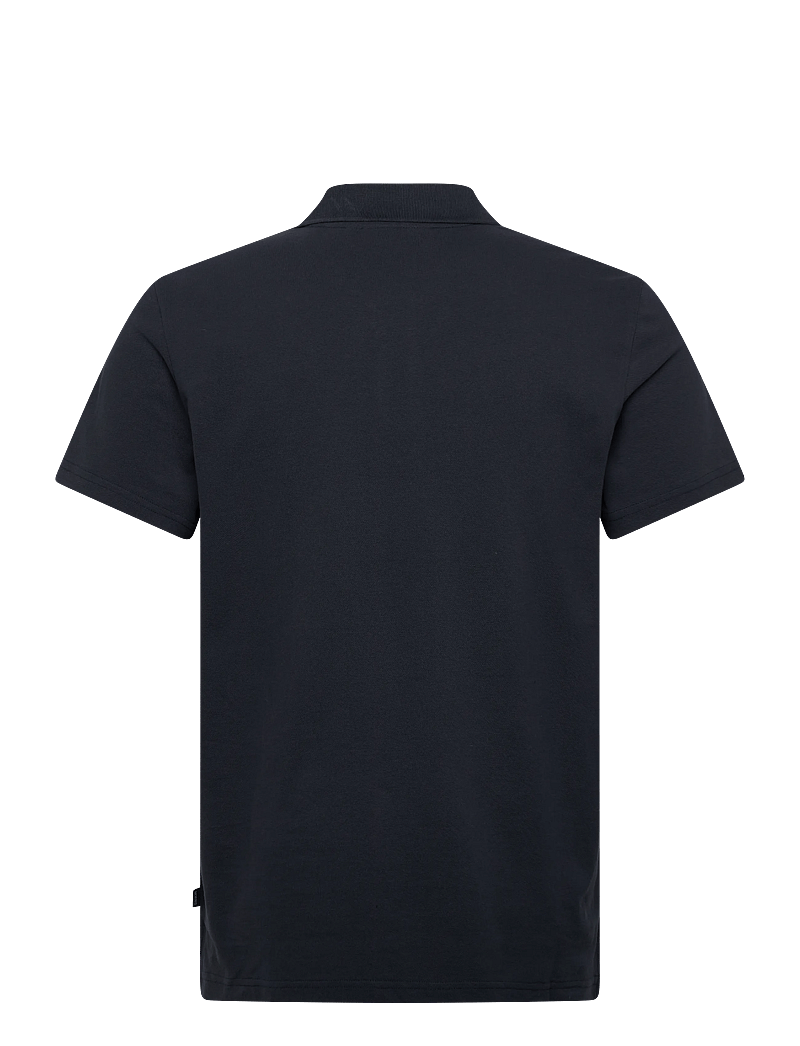 Morris - Dylan Piqué Shirt - short-sleeved polos - old blue - 1