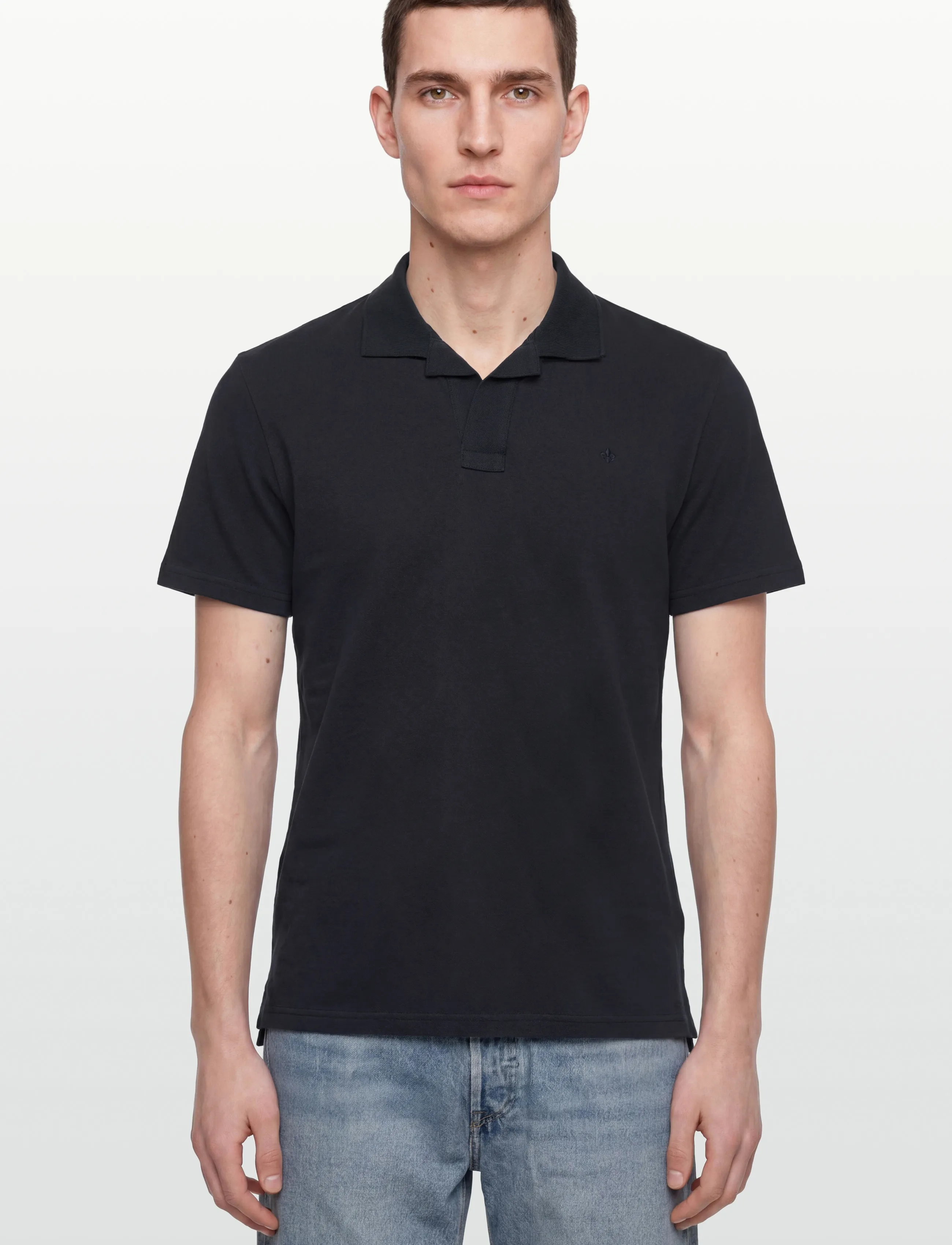 Morris - Dylan Piqué Shirt - kurzärmelig - old blue - 3