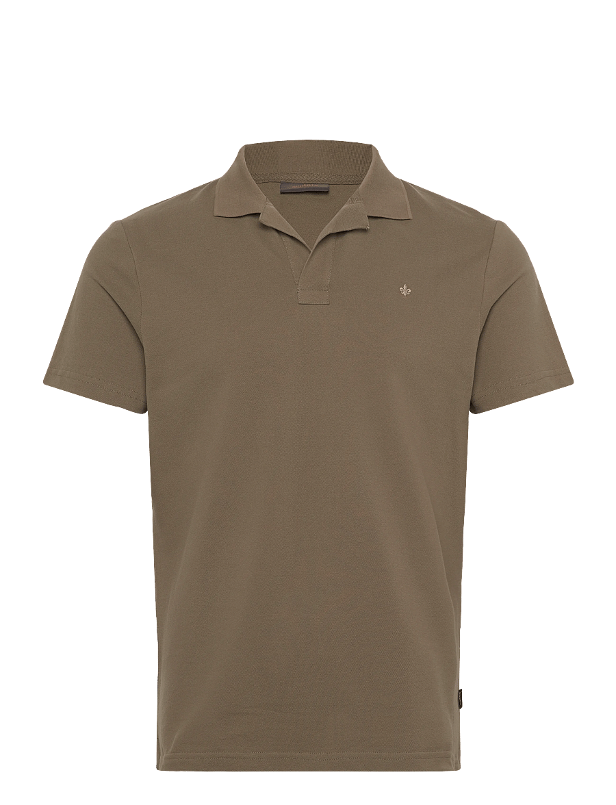 Morris - Dylan Piqué Shirt - lühikeste varrukatega polod - olive - 1