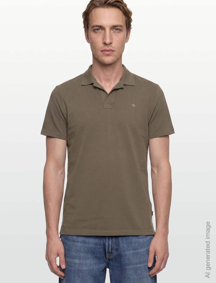 Morris - Dylan Piqué Shirt - lühikeste varrukatega polod - olive - 3