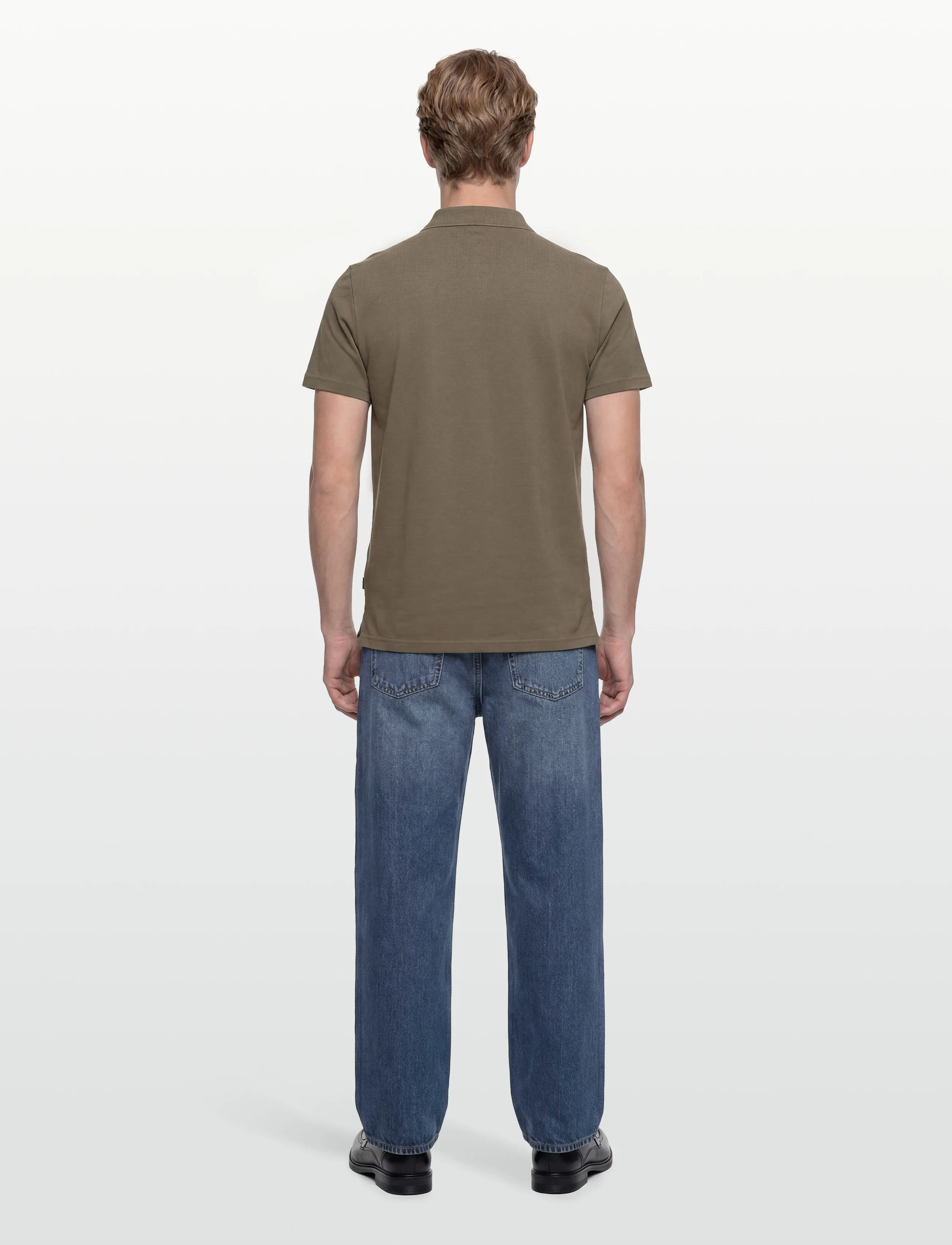 Morris - Dylan Piqué Shirt - lühikeste varrukatega polod - olive - 4