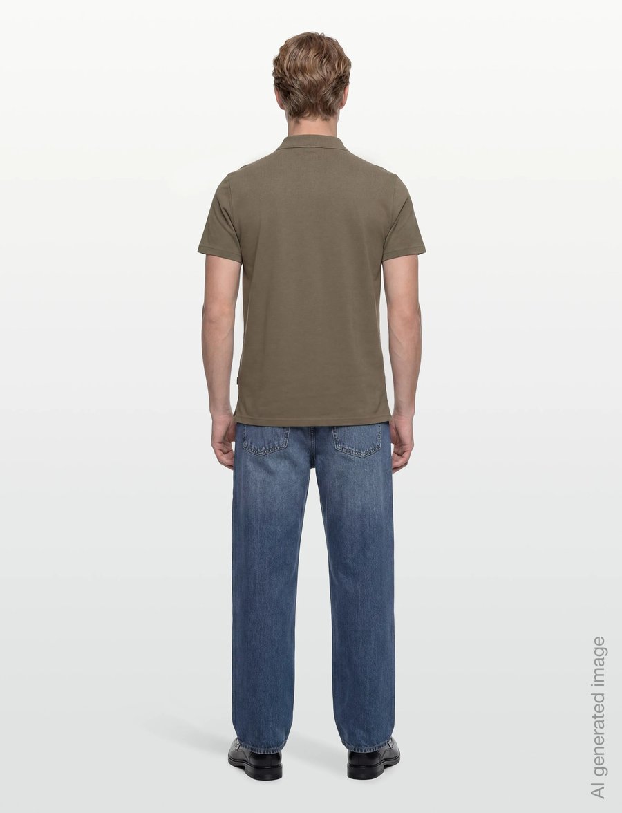 Morris - Dylan Piqué Shirt - lühikeste varrukatega polod - olive - 4