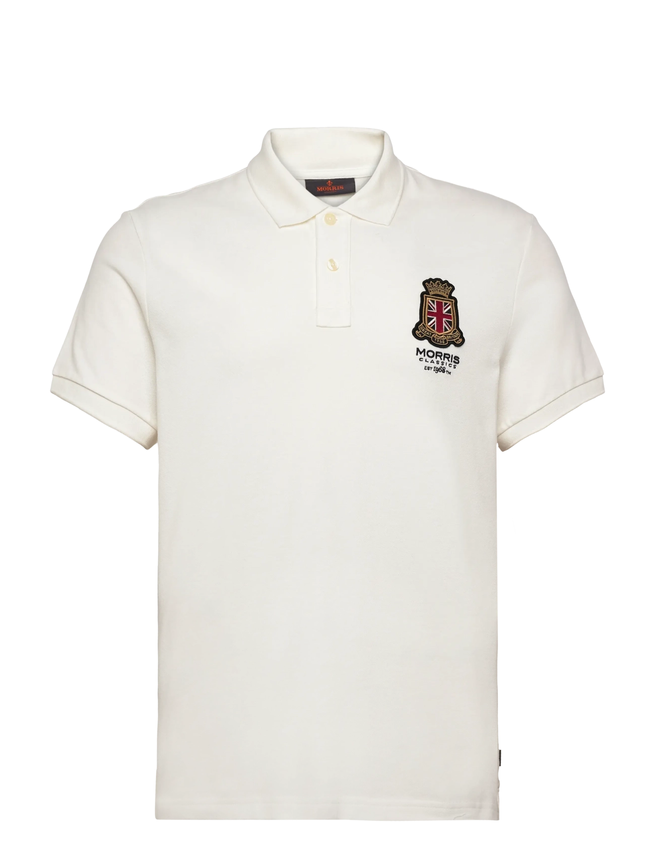 Morris Barton Piqué Shirt - Polo bolir - OFF WHITE / cream