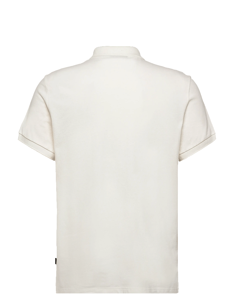 Morris - Barton Piqué Shirt - kortærmede poloer - off white - 2