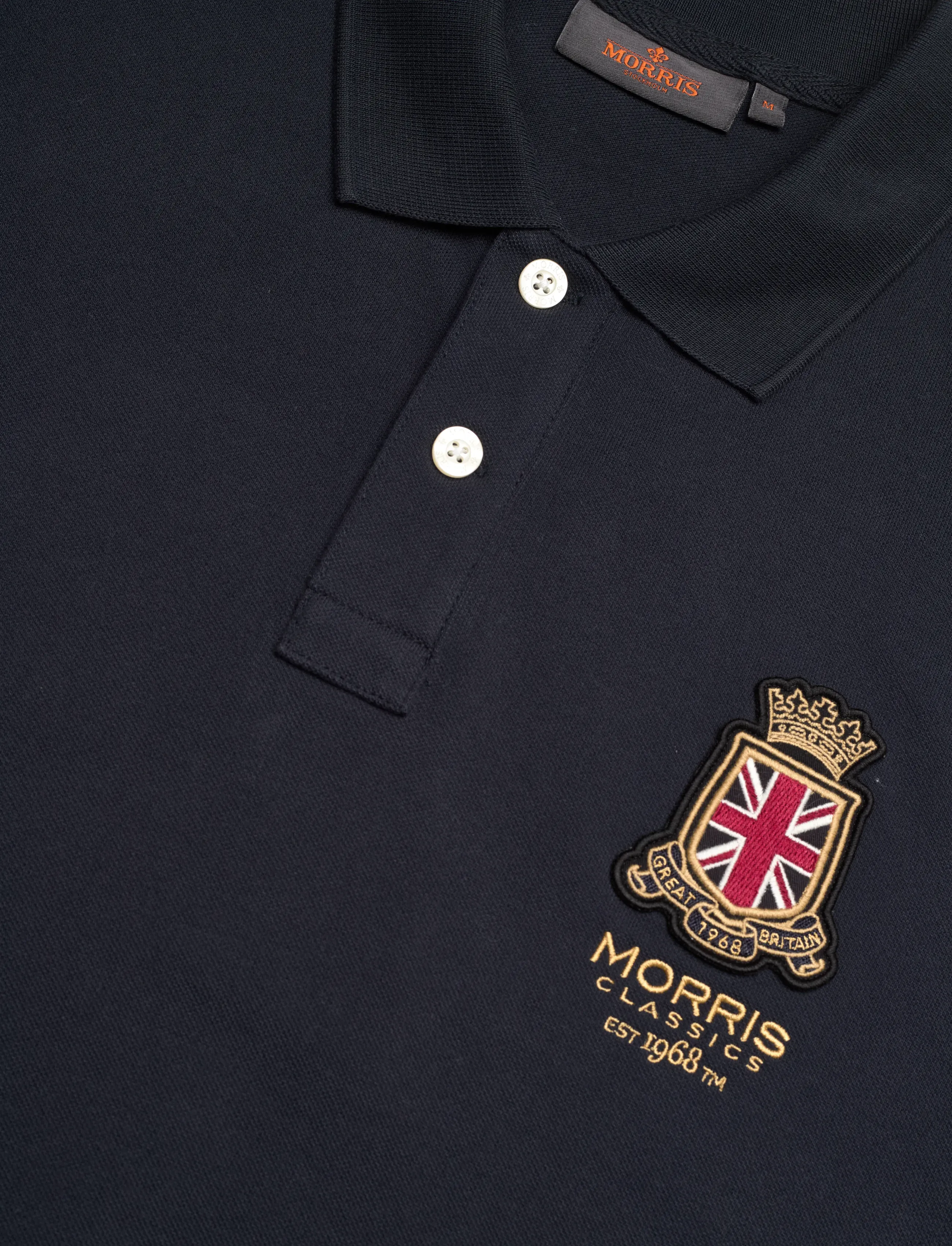 Morris - Barton Piqué Shirt - lühikeste varrukatega polod - old blue - 5
