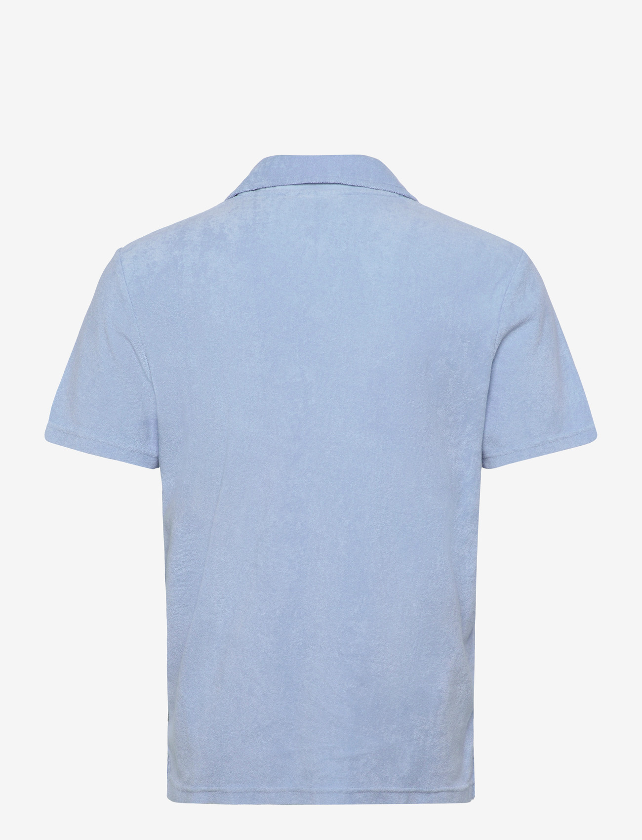 Morris - Delon Terry Shirt - kortærmede poloer - blue - 2