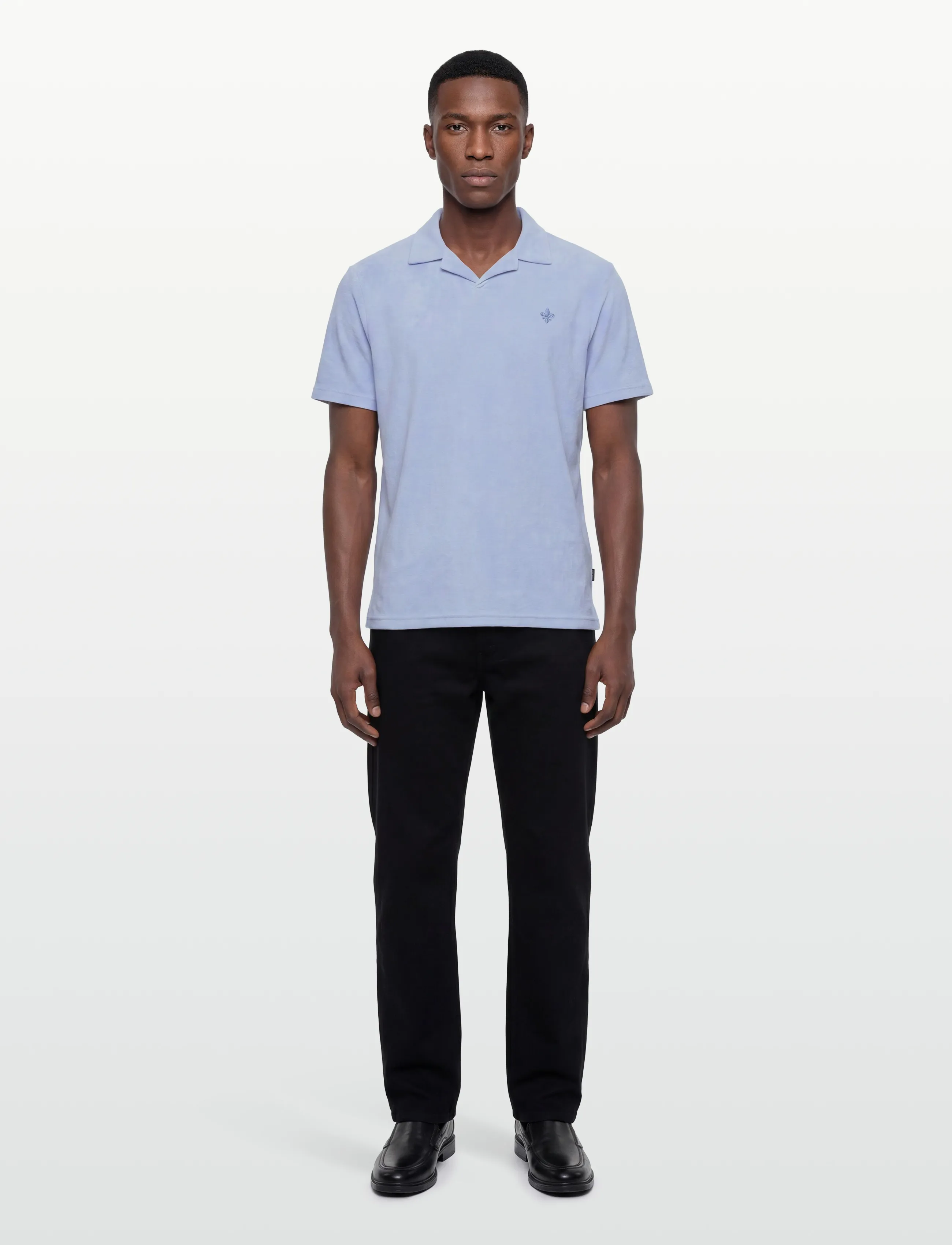 Morris Delon Terry Shirt - Polo Shirts - BLUE / blue