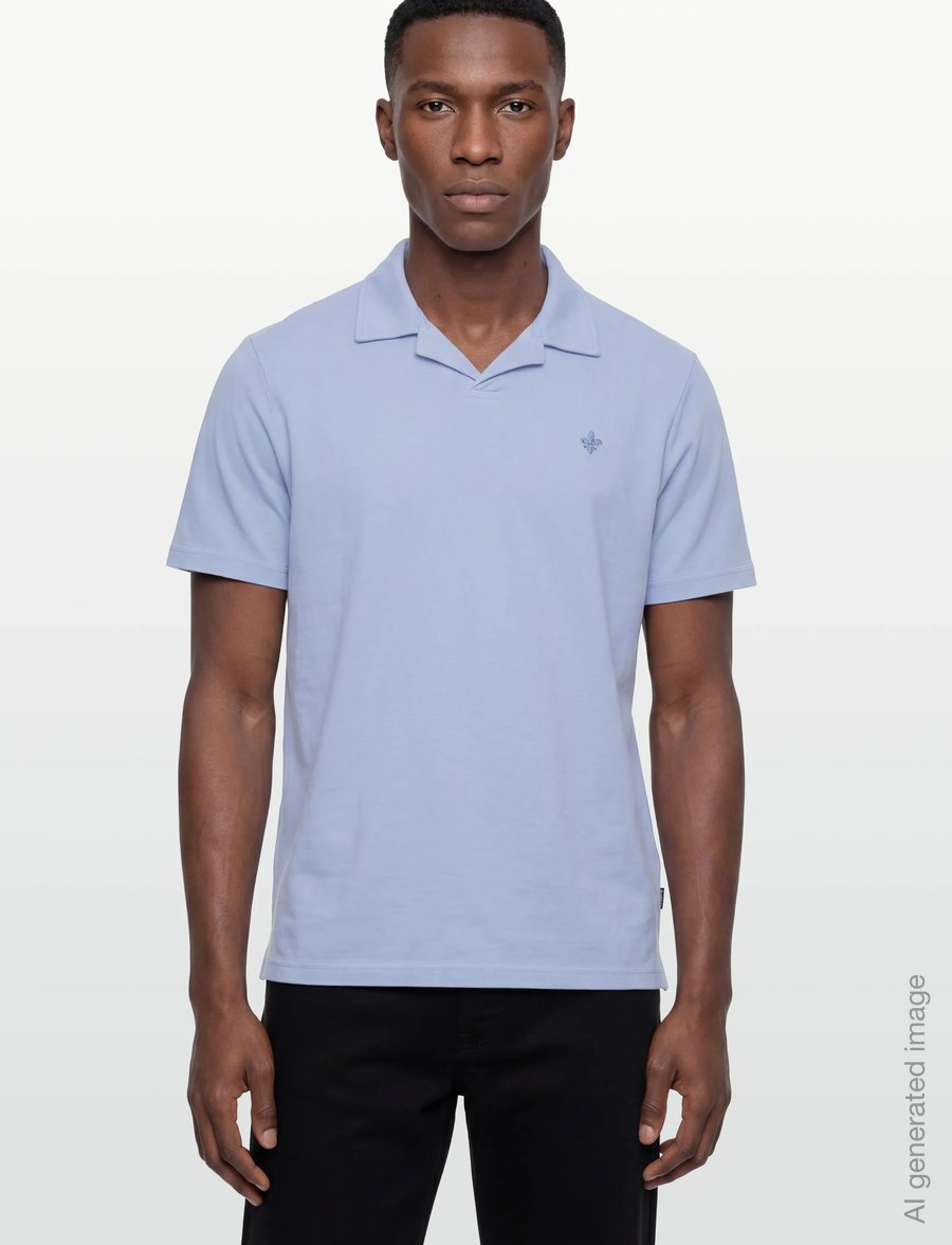 Morris - Delon Terry Shirt - lühikeste varrukatega polod - blue - 3