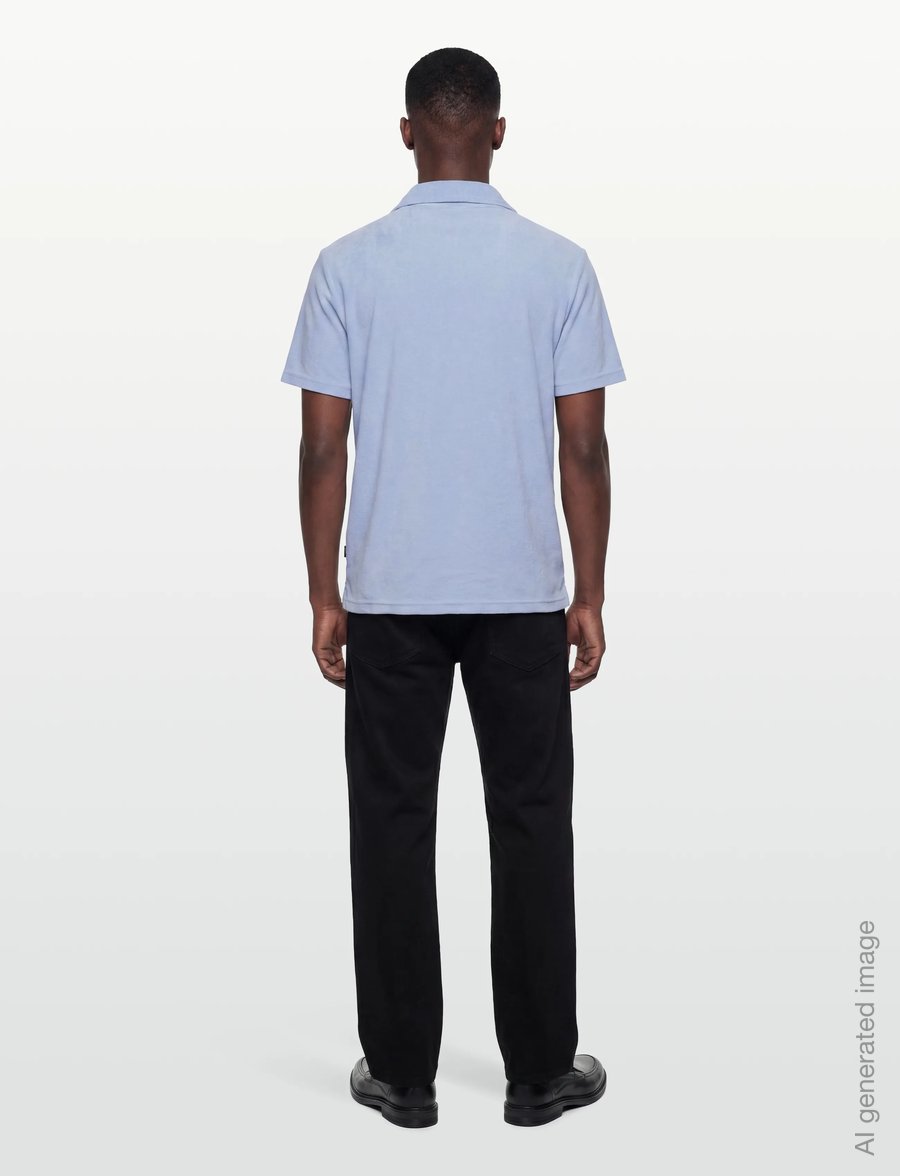 Morris - Delon Terry Shirt - lühikeste varrukatega polod - blue - 4
