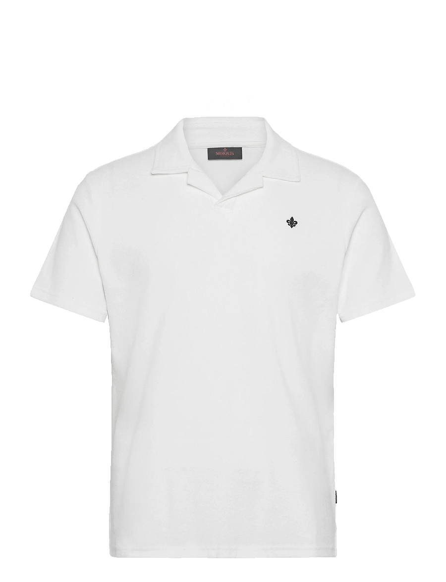 Morris - Delon Terry Shirt - lühikeste varrukatega polod - off white - 1