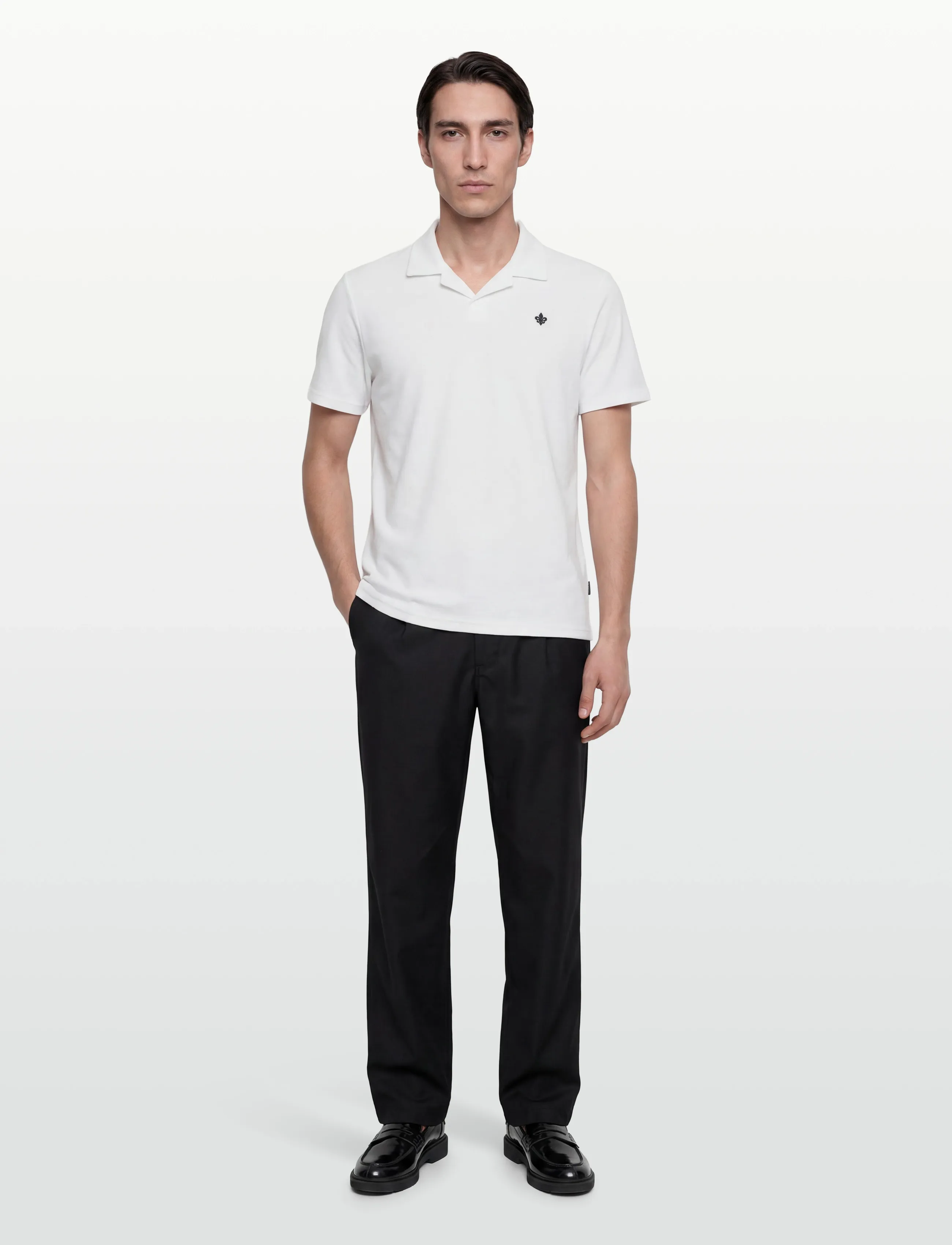 Morris Delon Terry Shirt, Mænd, Frotté Skjorte, Hvid, Str: XL