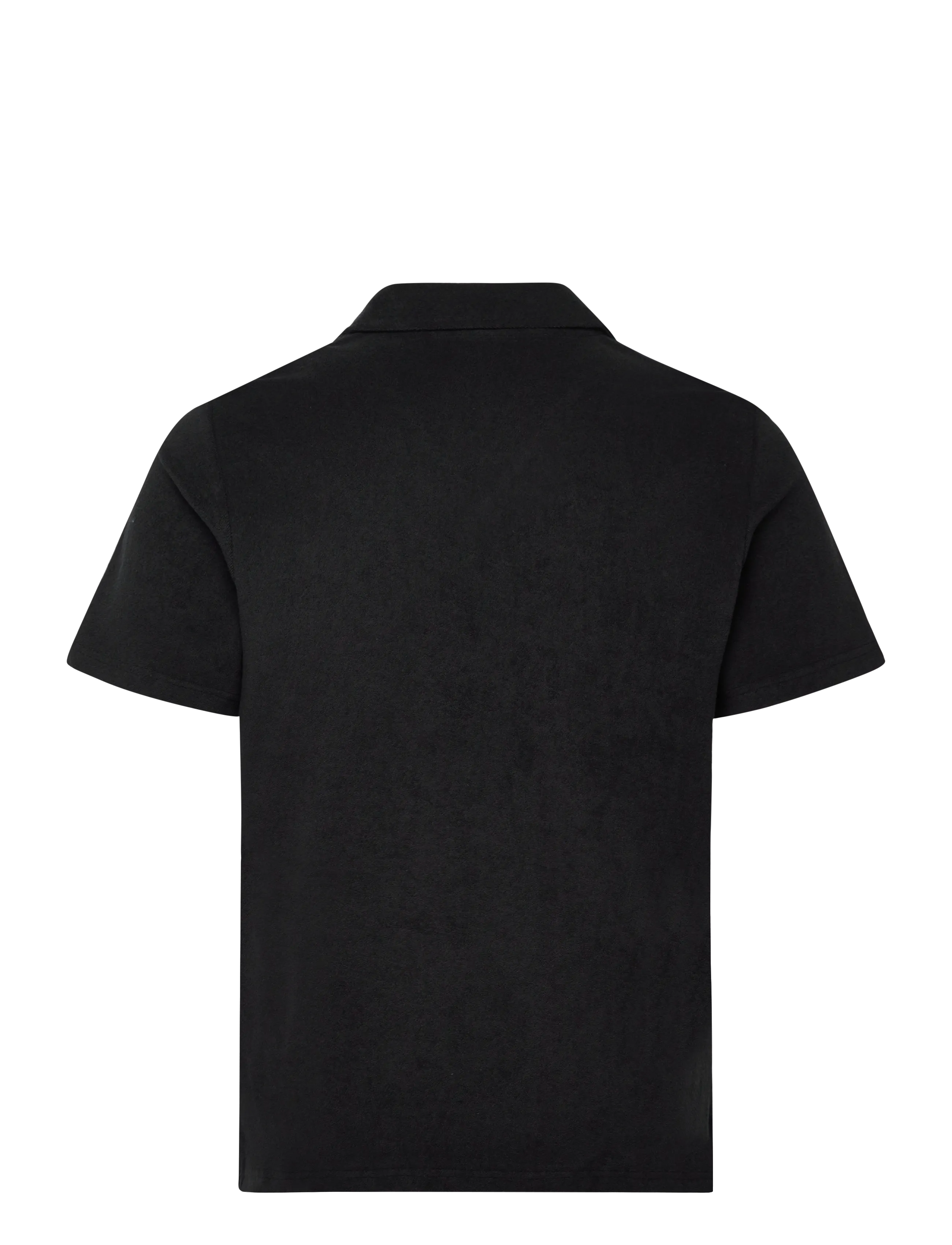 Morris - Delon Terry Shirt - short-sleeved polos - old blue - 2